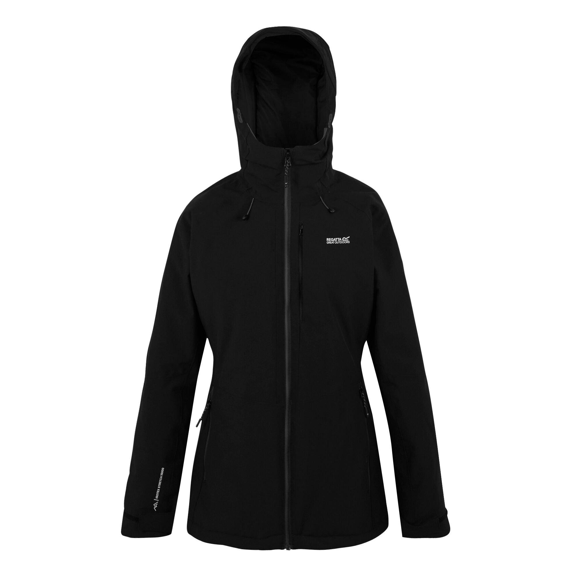 Black - Regatta - Women's Highton Stretch Waterproof Insulated Jacket - 6