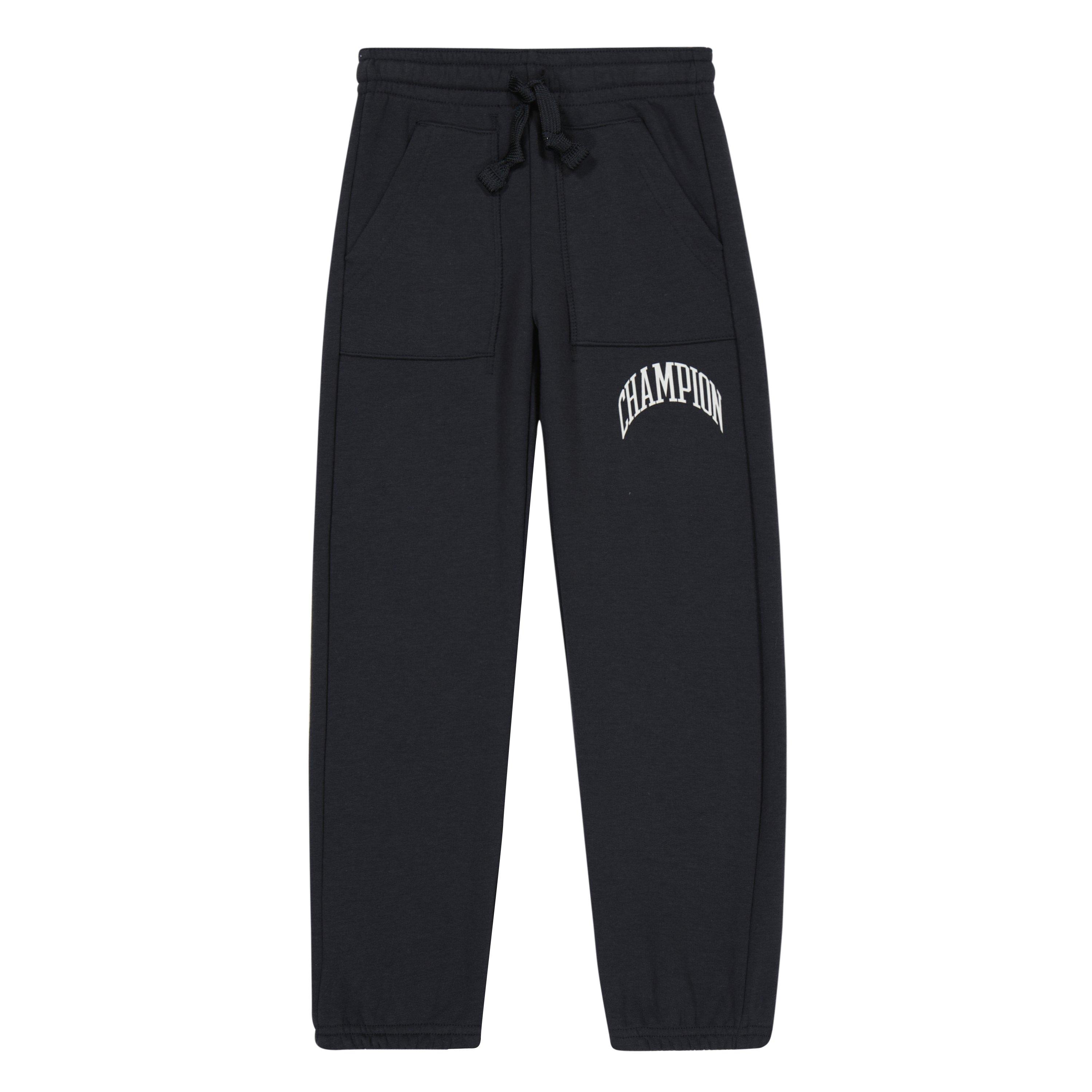 Black - Champion - Kids' Closed Hem Fleece Joggers - 1