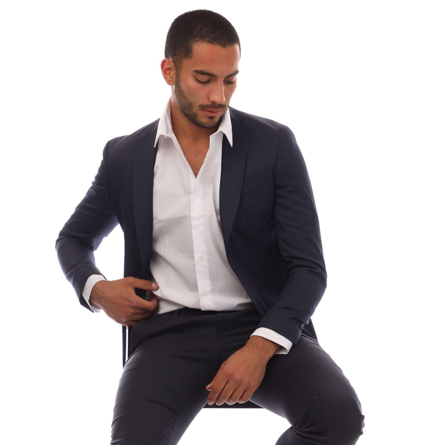 Navy - Boss - Raye8 Blazer Jacket - 4