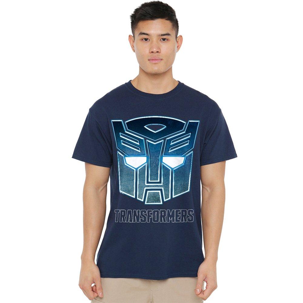 Hasbro Men's Transformers Generations Autobot Steel Icon Logo T - Navy - 5XL
