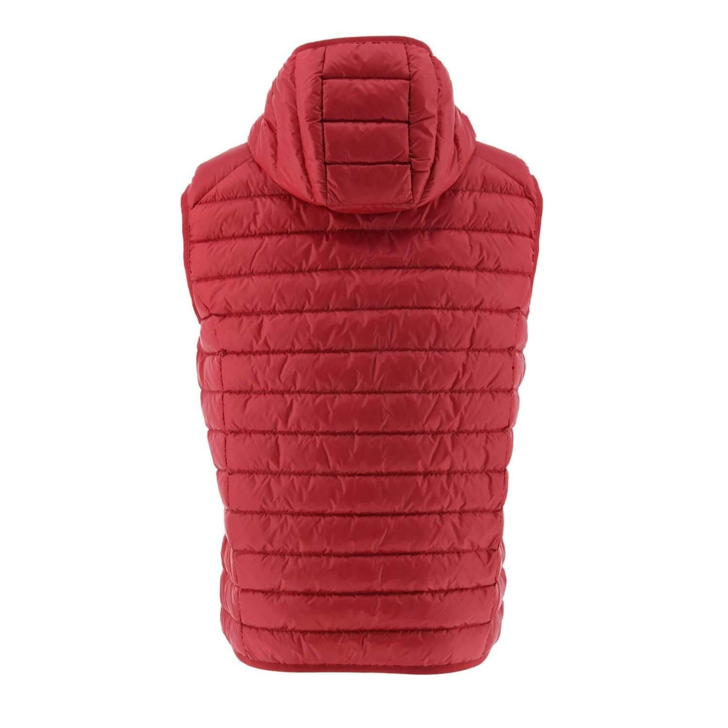 Red - JOTT - Pat Hooded Down Gilet - 2