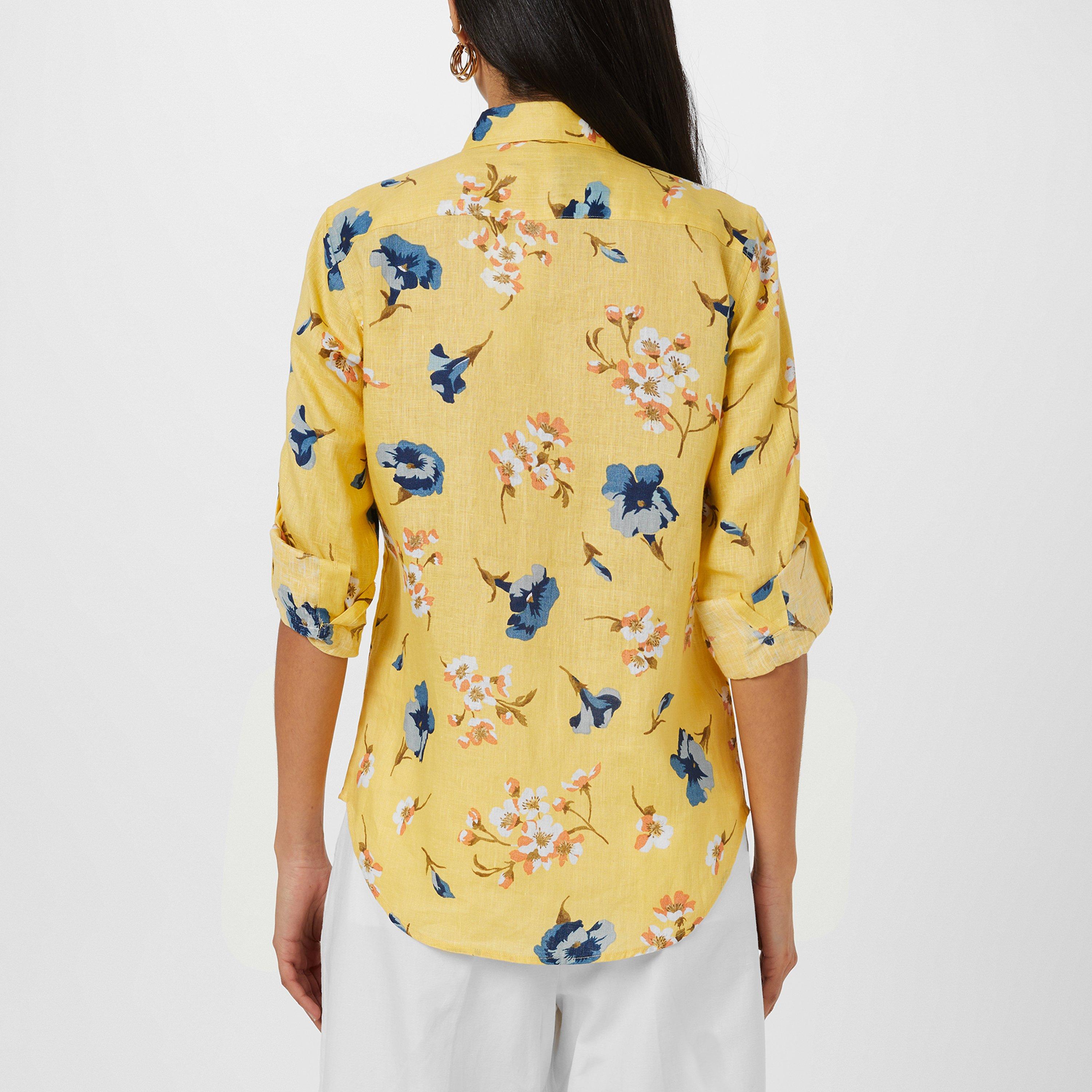 Yellow Multi - Lauren by Ralph Lauren - Karrie Shirt - 2