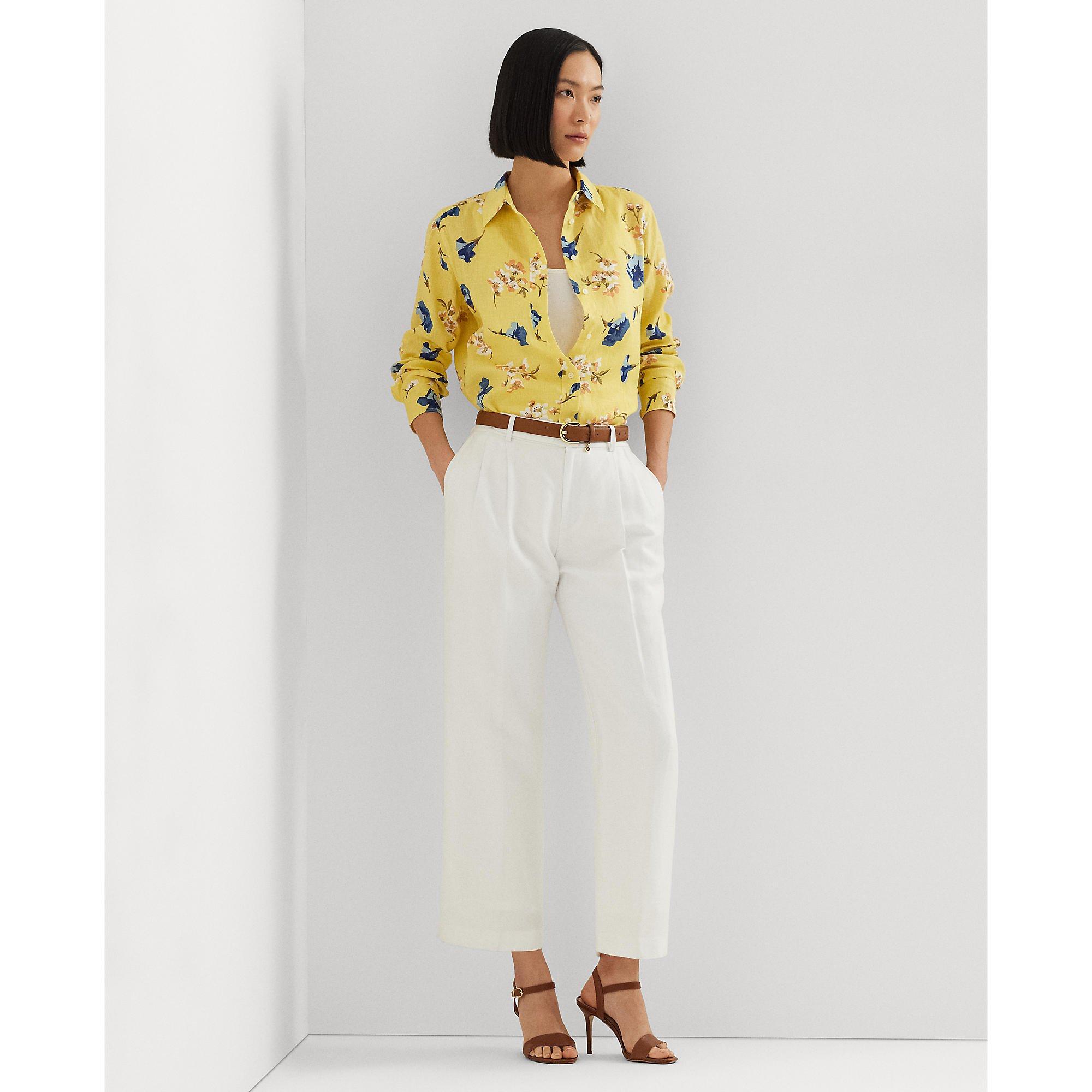 Yellow Multi - Lauren by Ralph Lauren - Karrie Shirt - 5