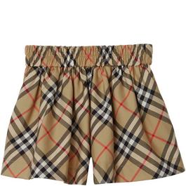 Burberry Marcy Check Shorts Infants