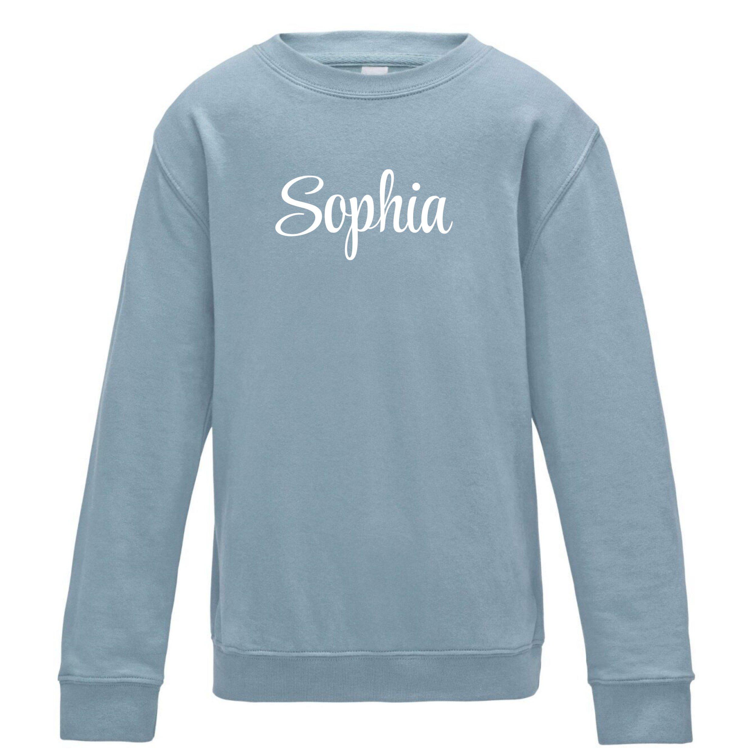 Unisex Kids' Cotton Crew Neck Sweatshirt
