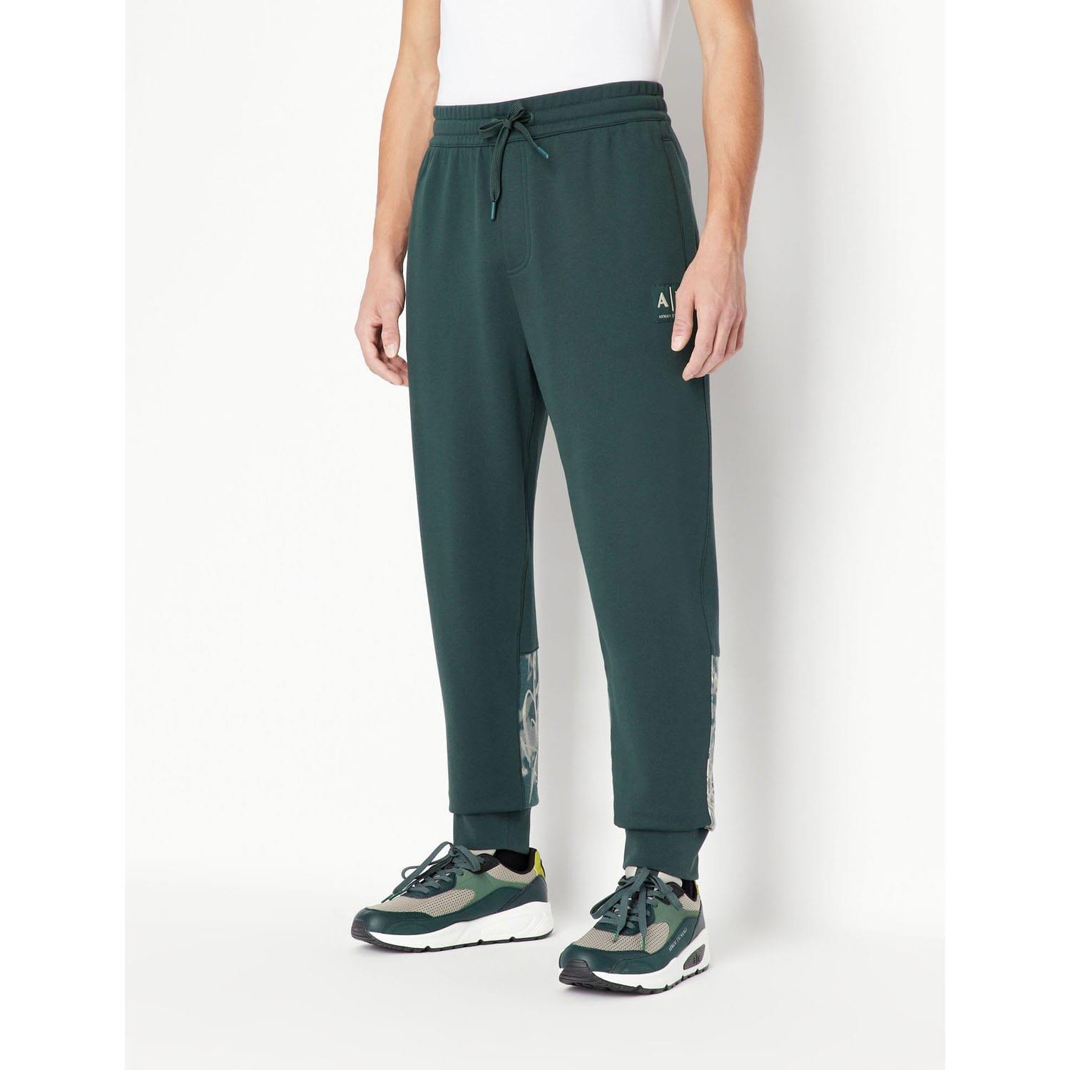 Armani Exchange Men's Trousers - Green - XL
