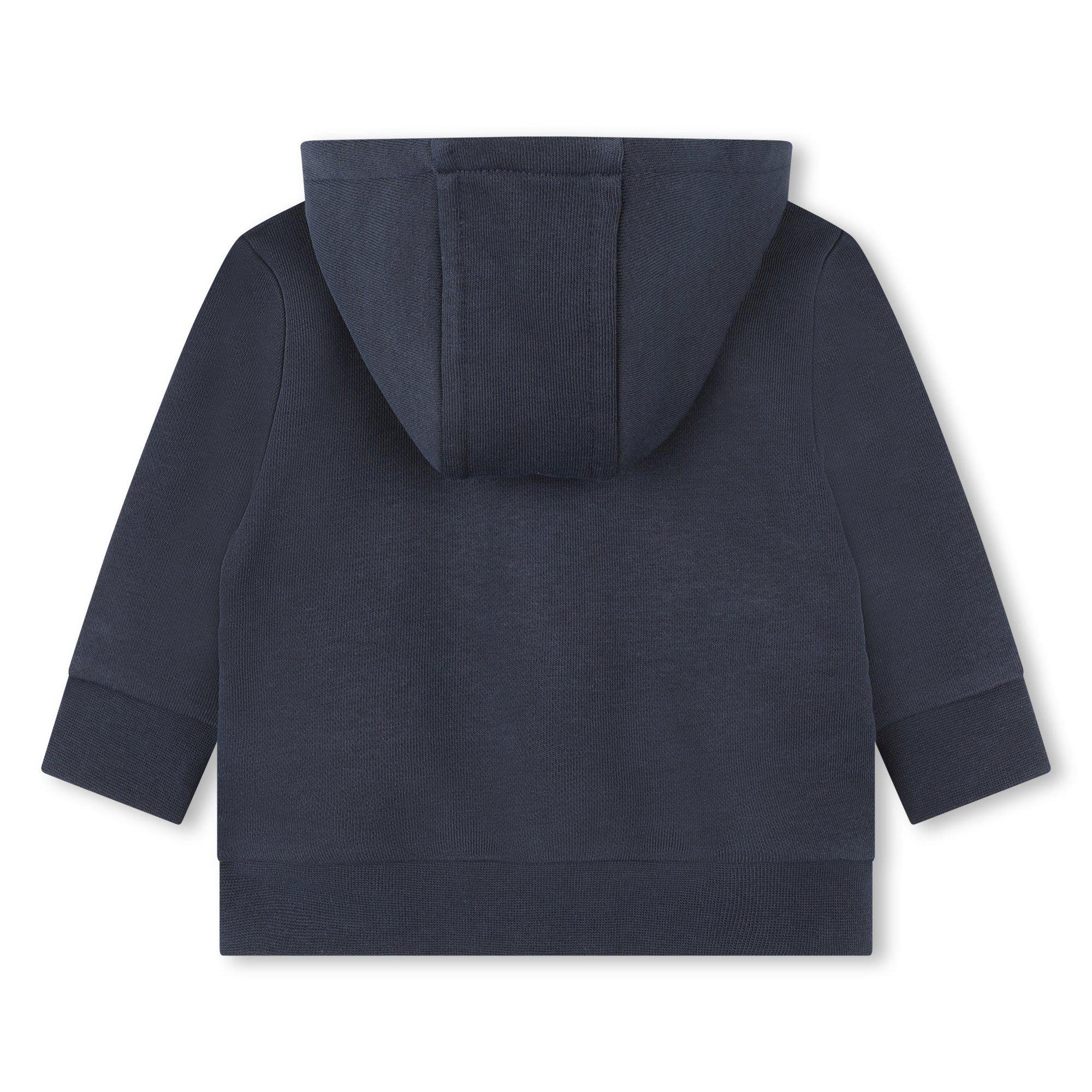 Navy 849 - Boss - Kids Logo Zip Hoodie - 2