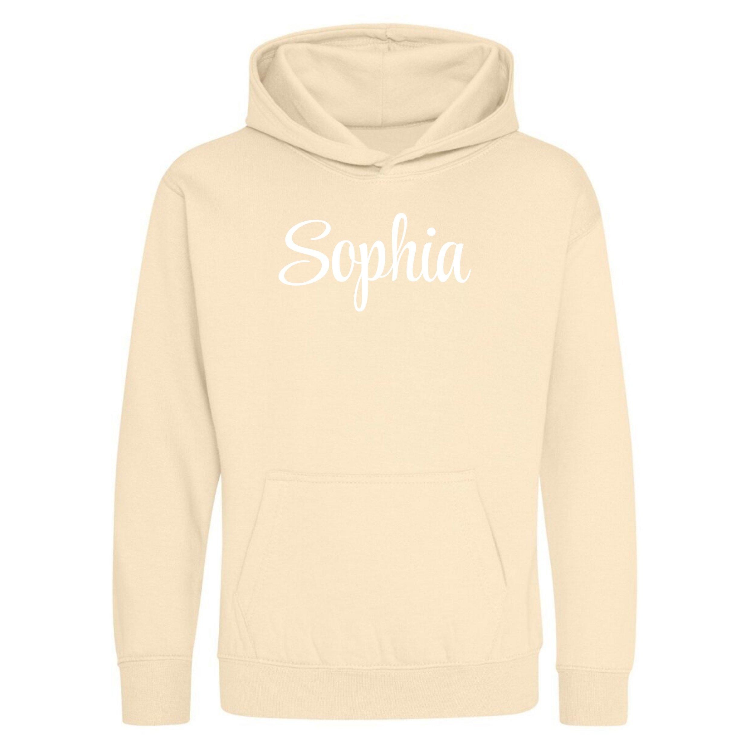 Vanilla - AWD - Unisex Kids' Cotton Long Sleeve Pull Over Hoodie