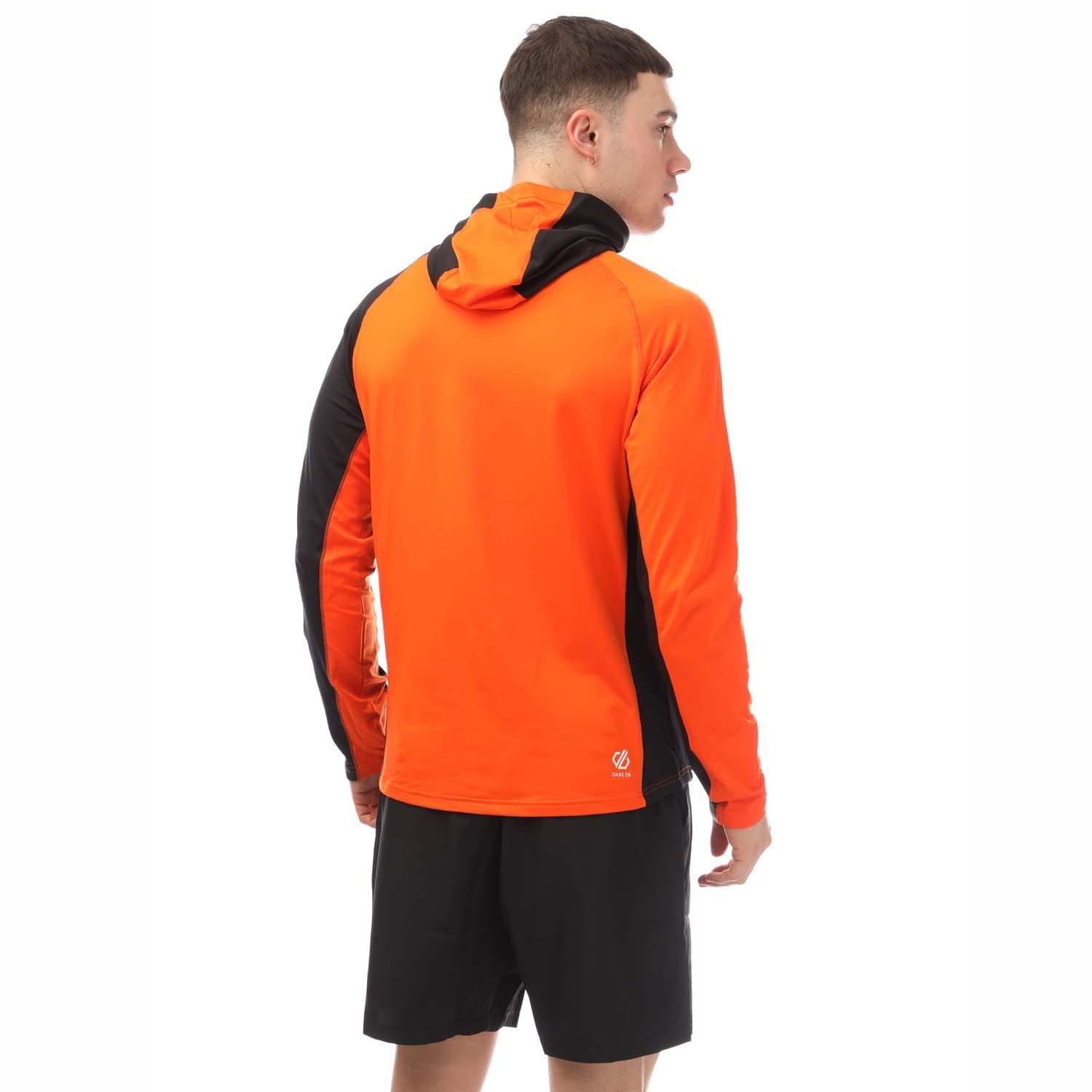 Orange - Dare 2b - Touring Stretch Hooded Midlayer - 2
