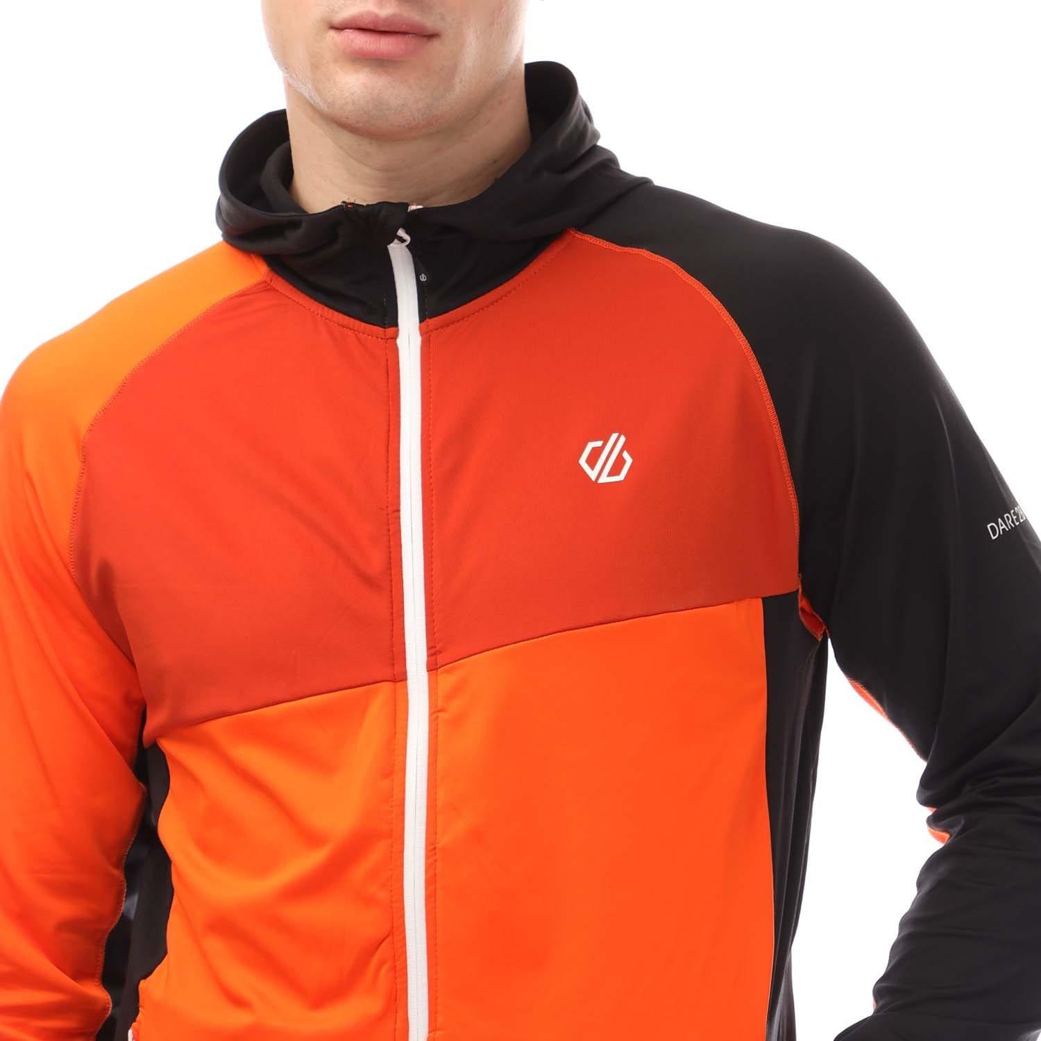 Orange - Dare 2b - Touring Stretch Hooded Midlayer - 3