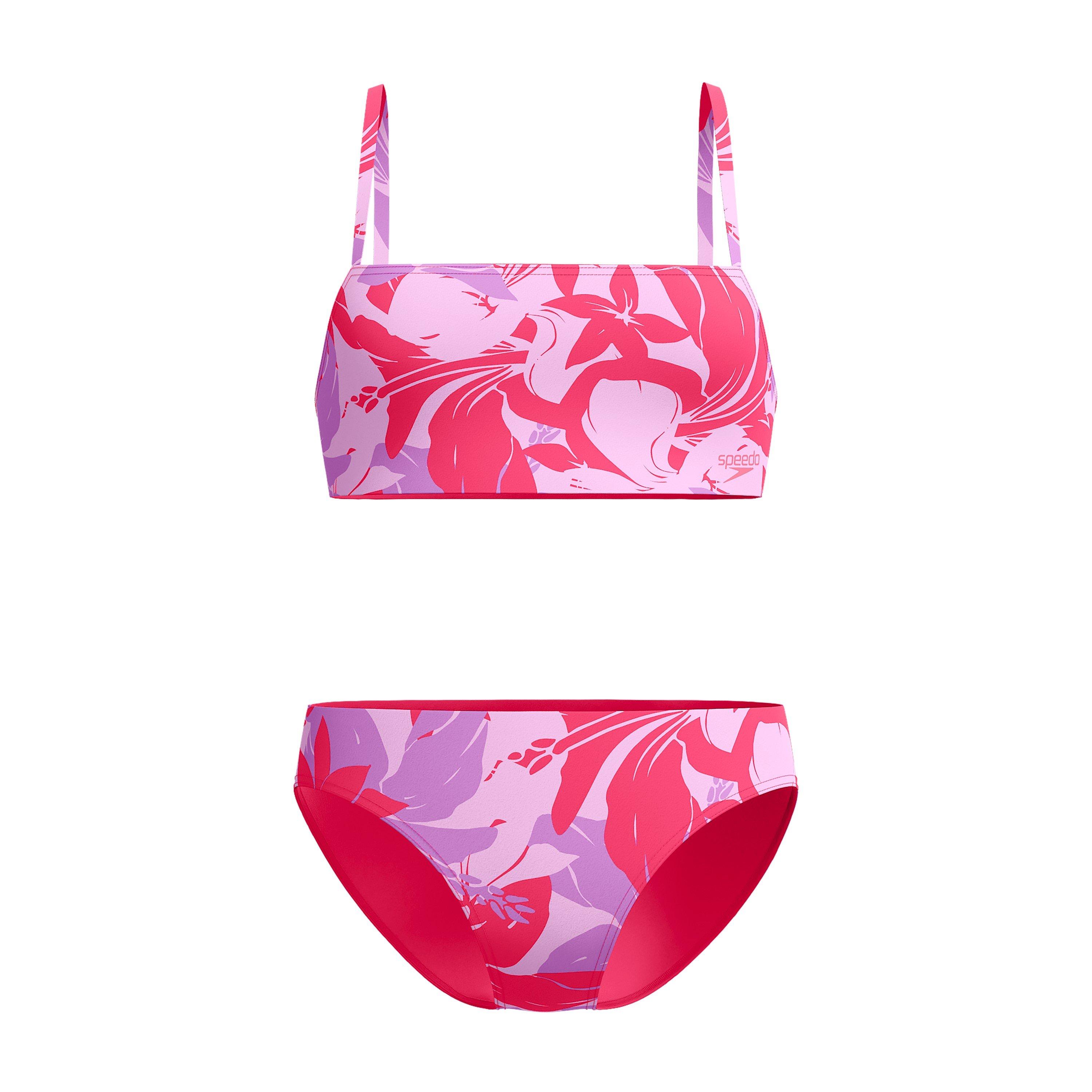 Raspberry Fill - Speedo - Womens Printed Adjustable Thinstrap 2 Piece - 1