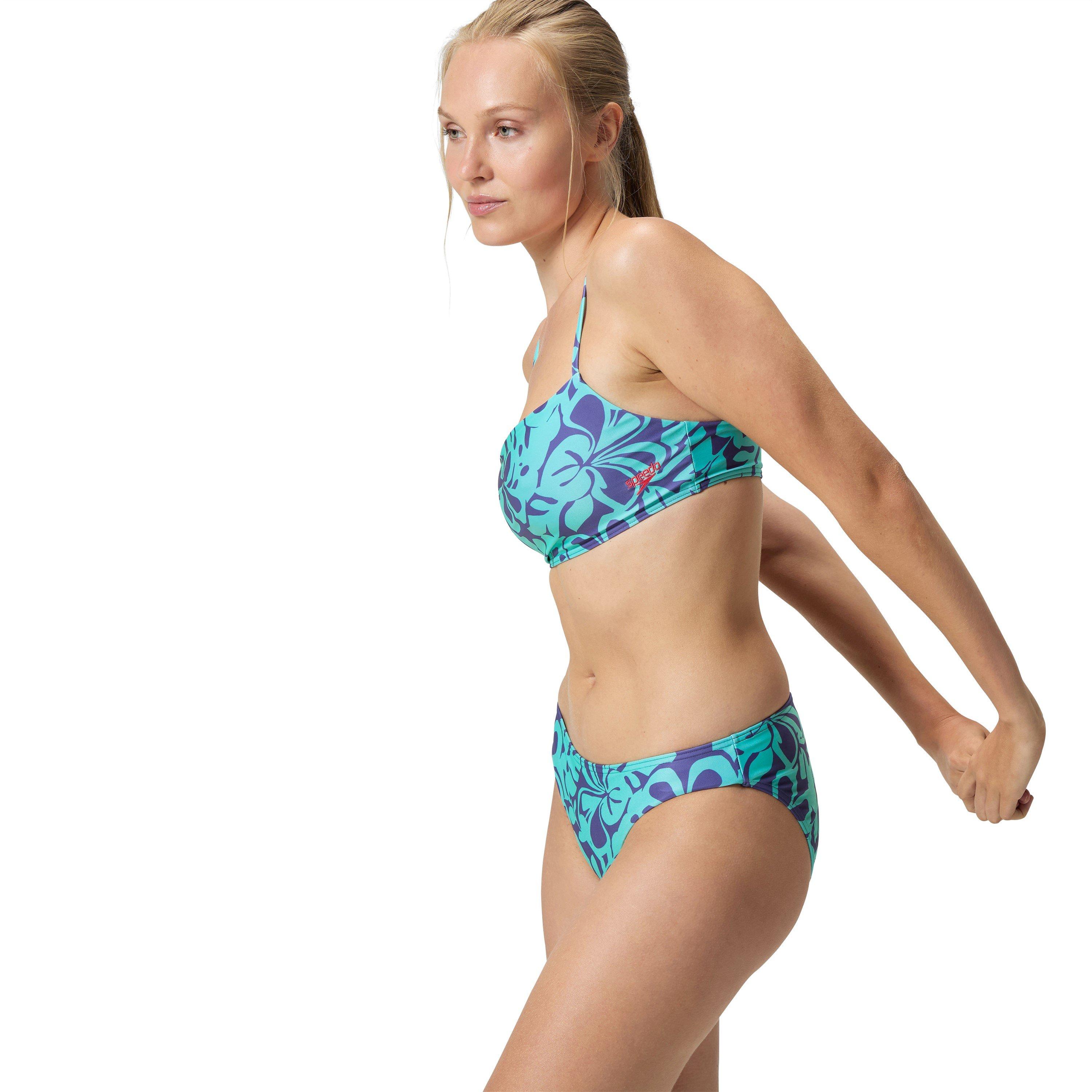 Hapuna Blauw - Speedo - Womens Printed Adjustable Thinstrap 2 Piece - 4