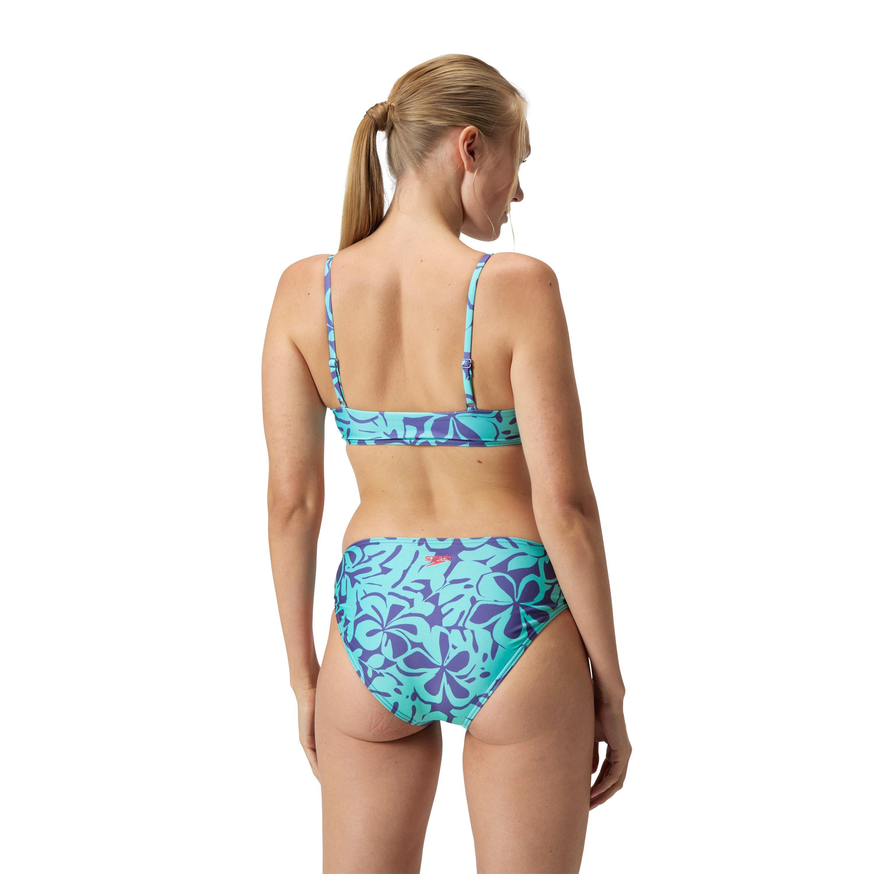 Hapuna Blauw - Speedo - Womens Printed Adjustable Thinstrap 2 Piece - 5