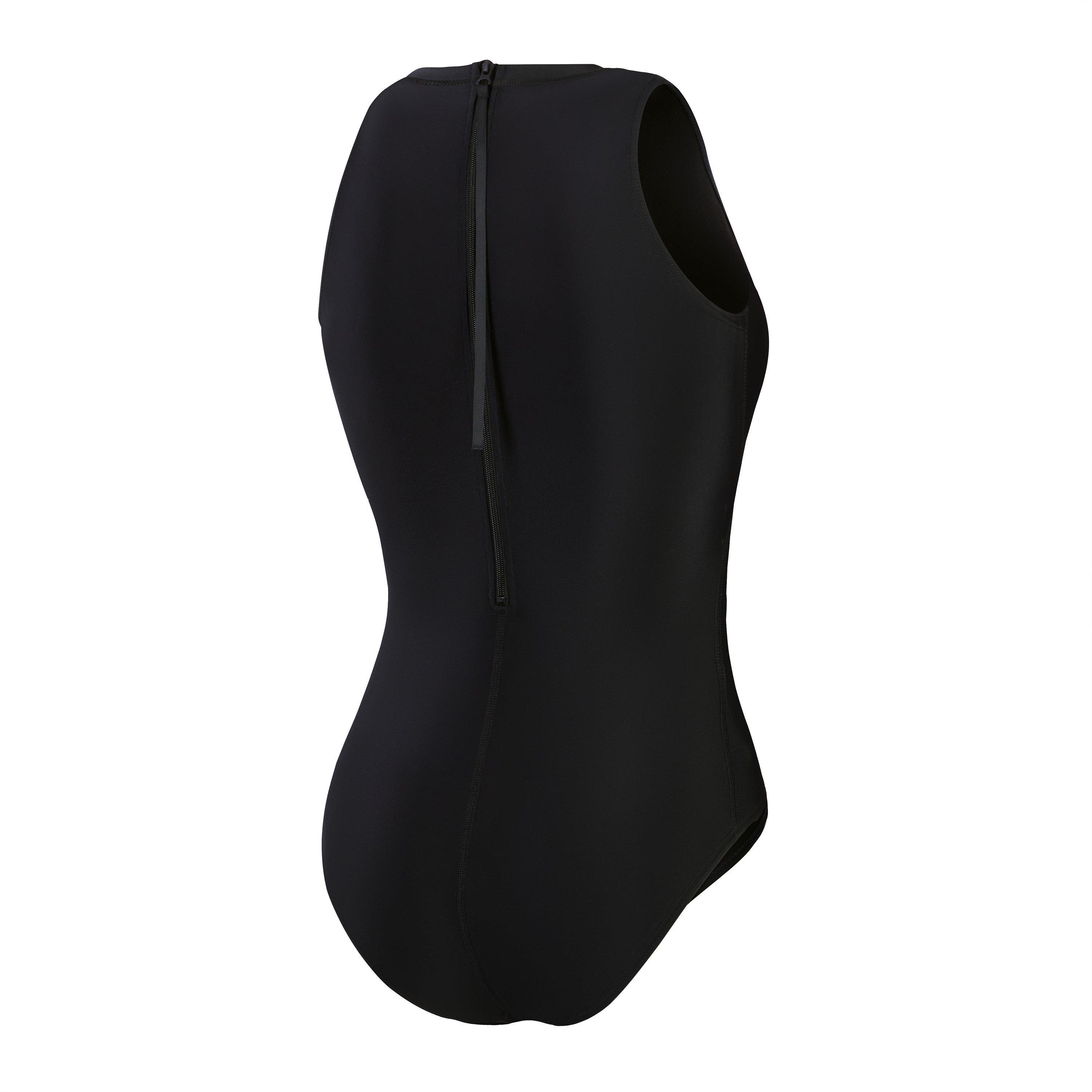 Zwart / Wit - Speedo - Hydrasuit Womens - 6