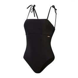 Speedo Textured Deep U Back Swimsuit Womens