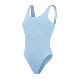 Speedo Textured Deep U Back Swimsuit Womens