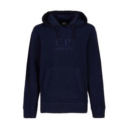 CP Company Wool Polar Fleece Logo Hoodie