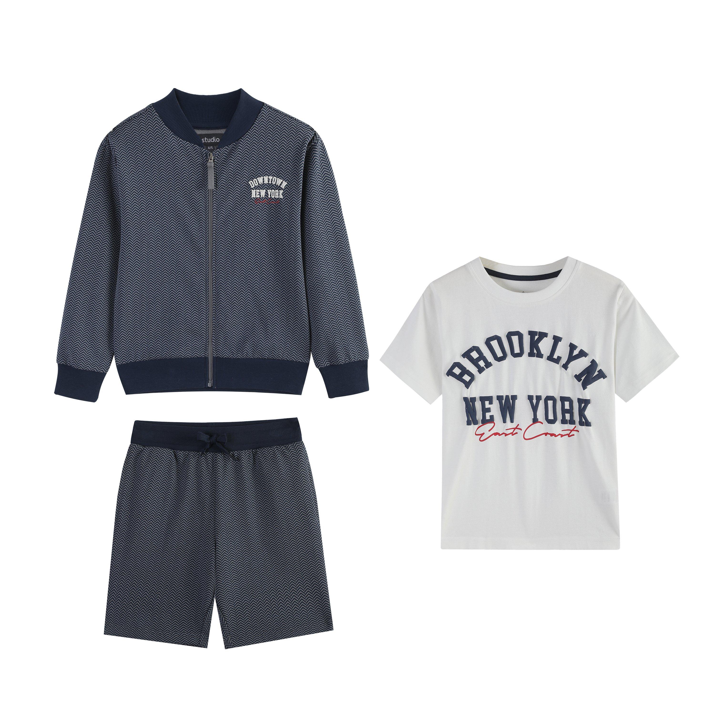 Studio Younger Boys Bomber, Tshirt and Short