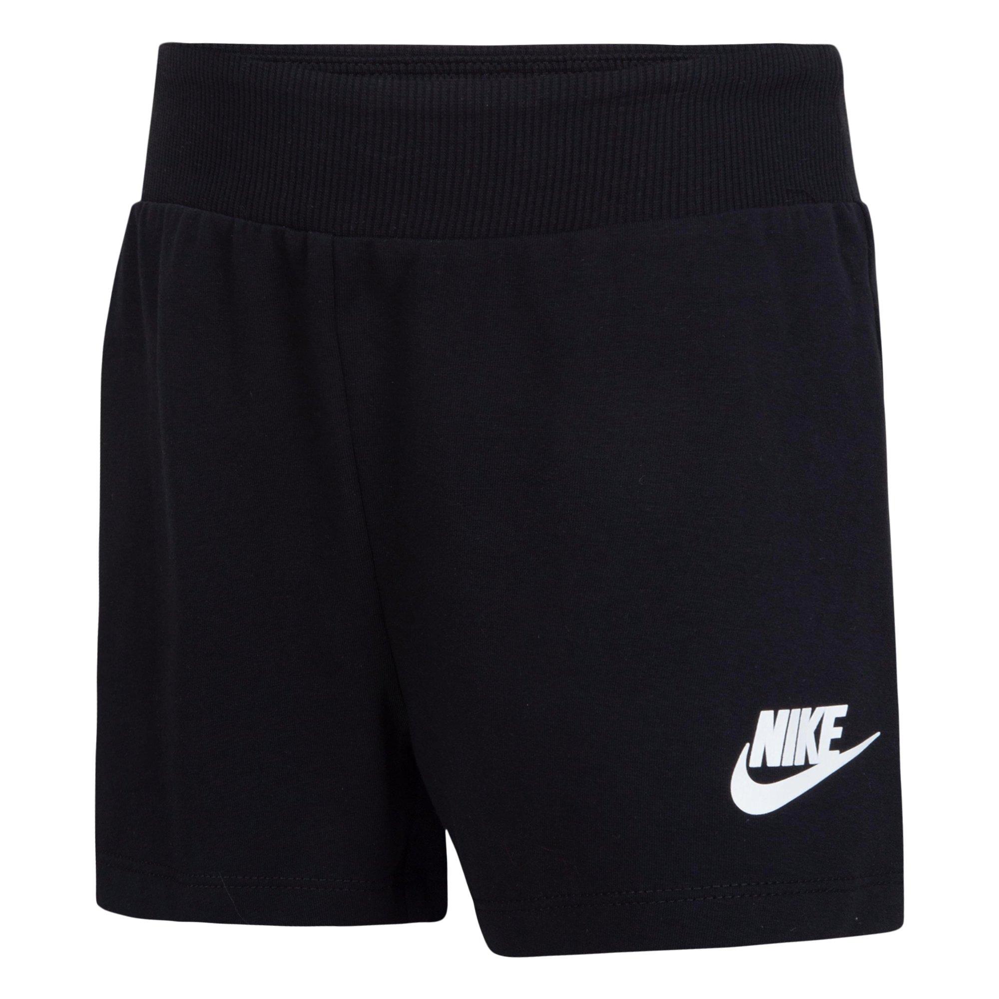 Black nike cotton shorts online