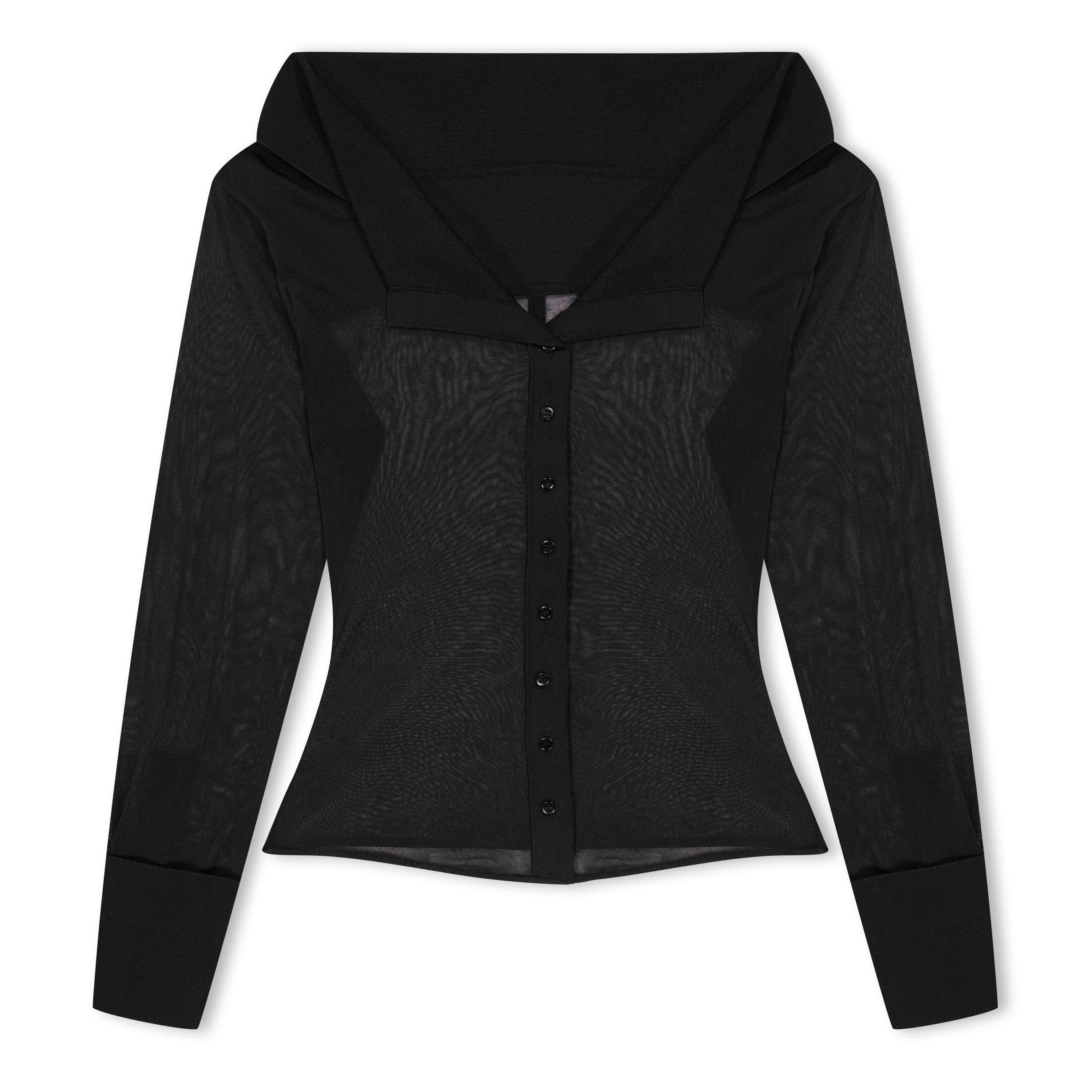 Black - Jacquemus - La Brezza Sheer Shirt - 5