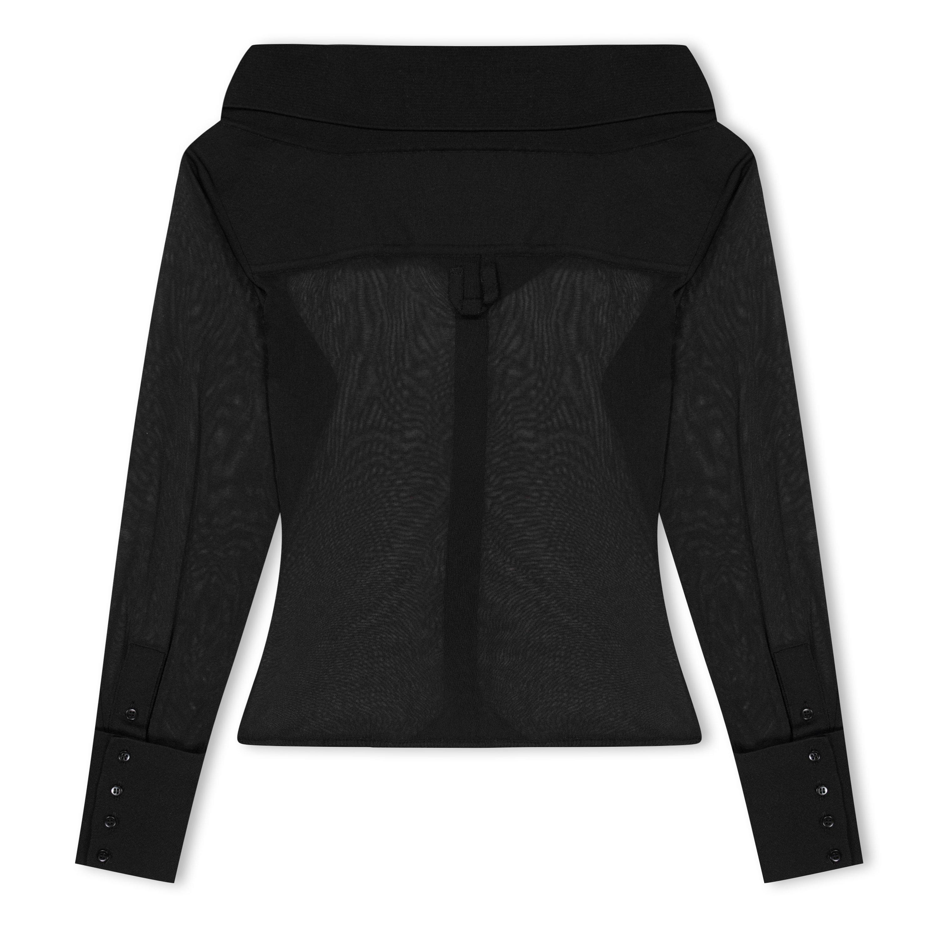 Black - Jacquemus - La Brezza Sheer Shirt - 6