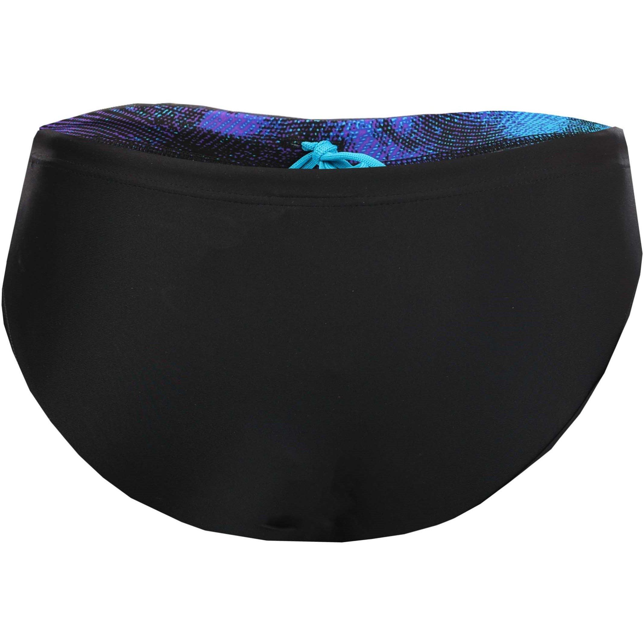Noir - Speedo - Men's Placement Panel Swimming Briefs