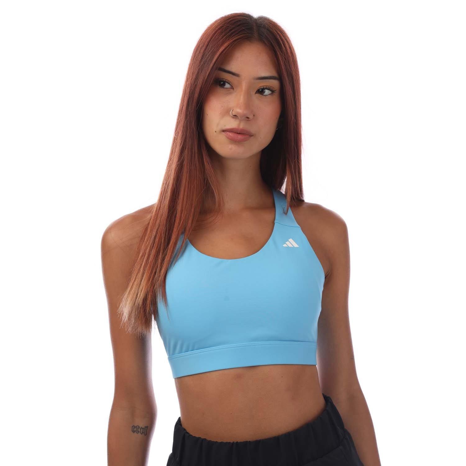 Blue - adidas - Ultimateadidas Run Medium-Support Bra - 1