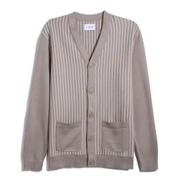 Farah Men's Silvertone Cardigan