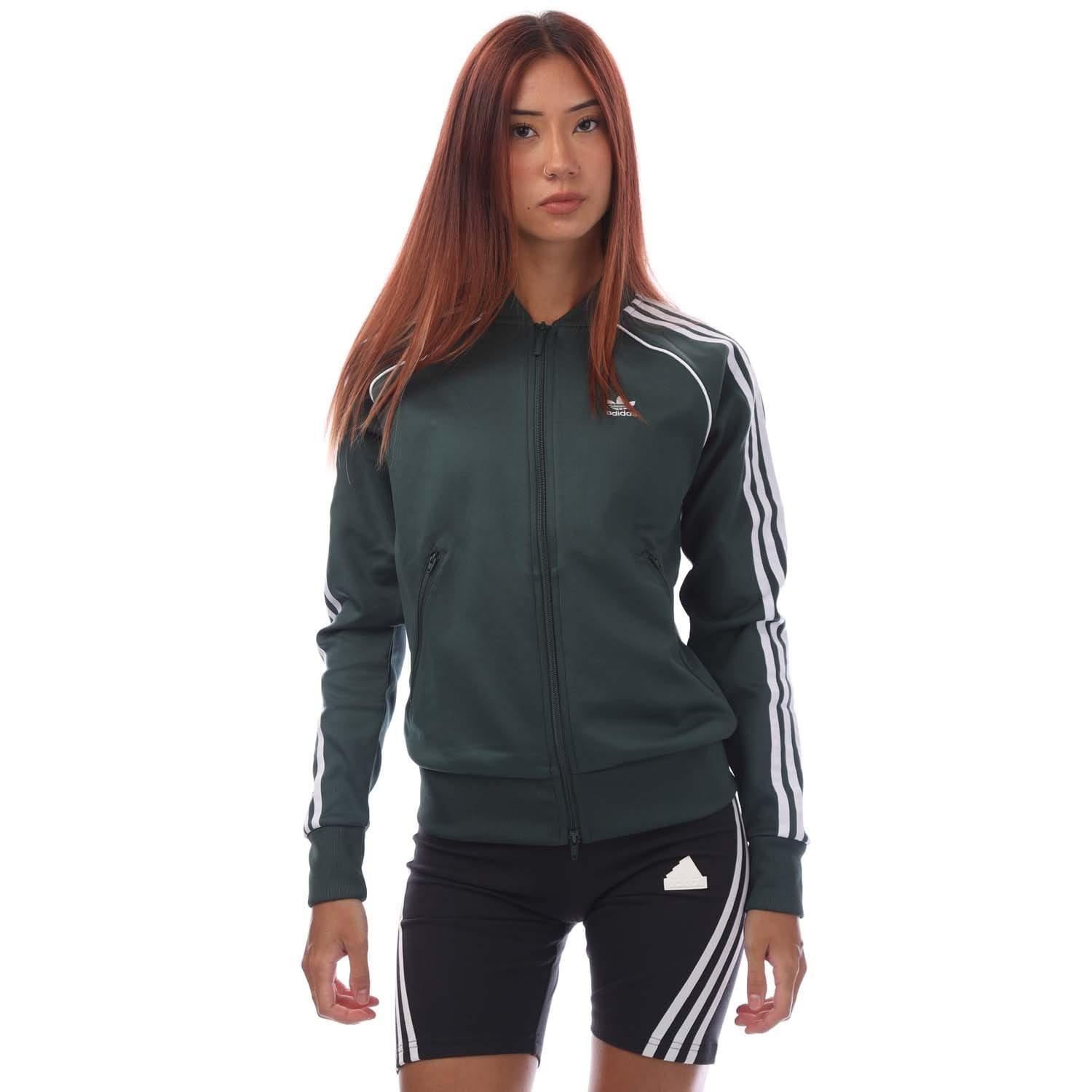 Green - adidas Originals - Primeblue SST Track Jacket - 1