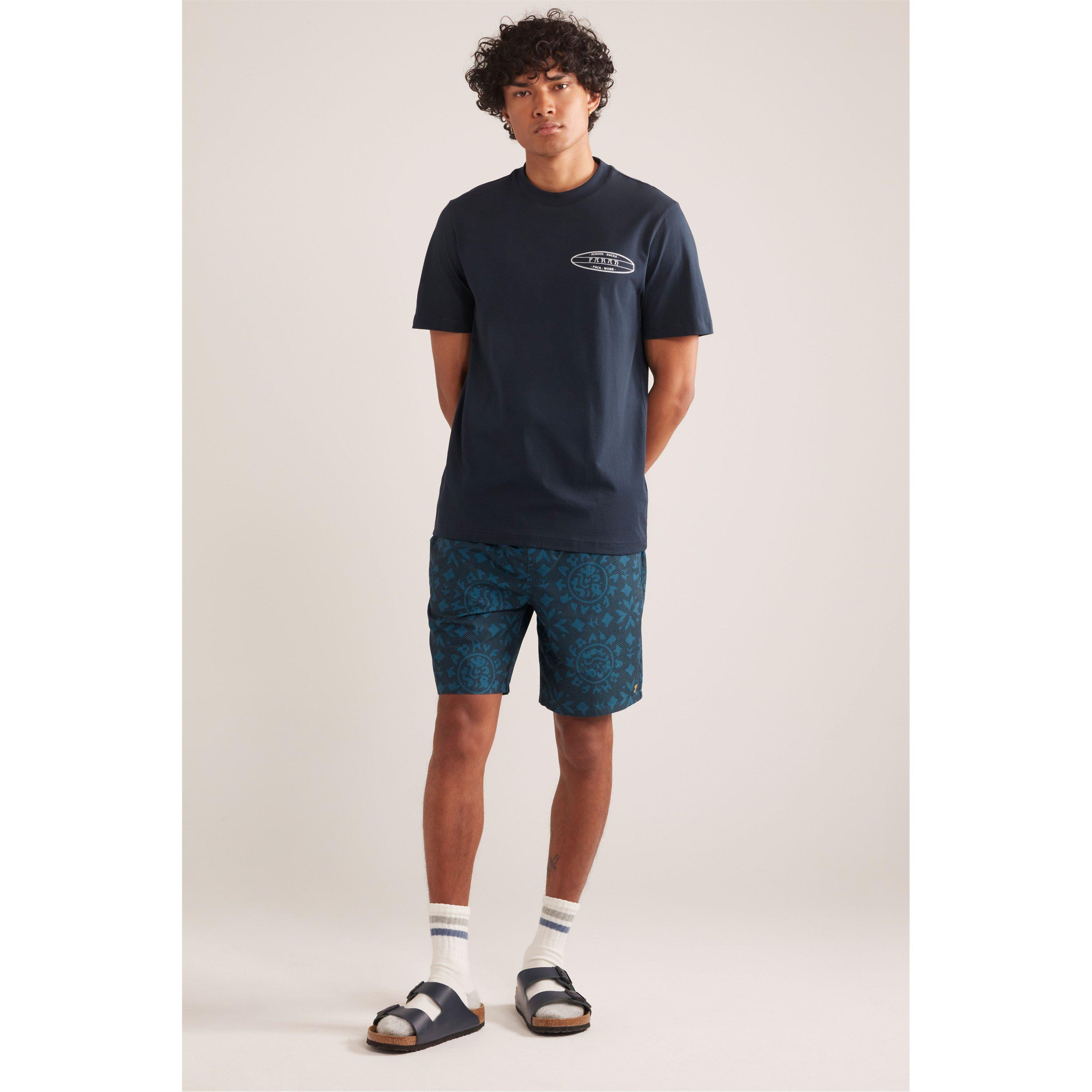 True Navy - Farah - Men's Colbert Folk Swim Shorts - 2