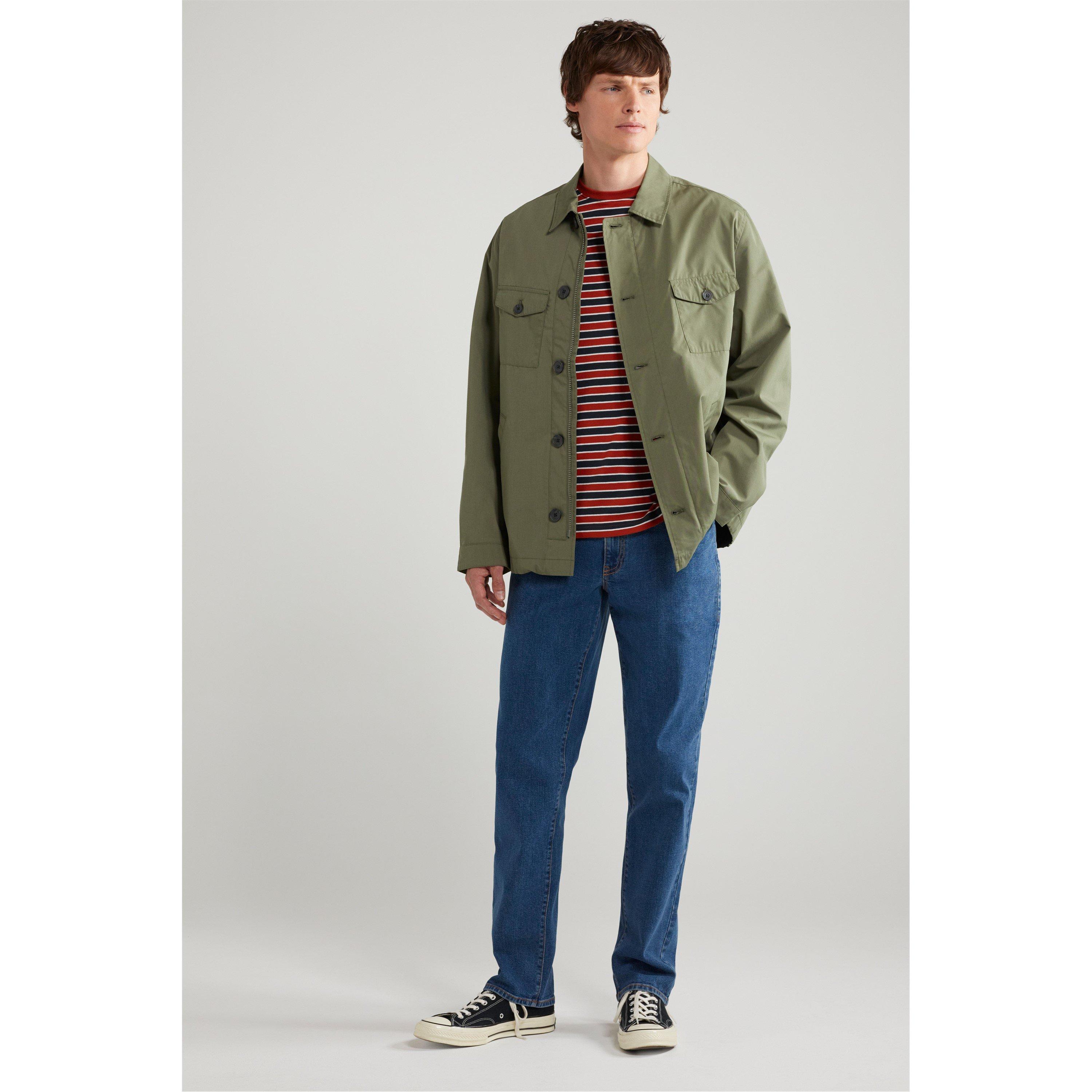 Vintage Green - Farah - Men's Robby Pocket Recycled Cotton Mix Parka - 2