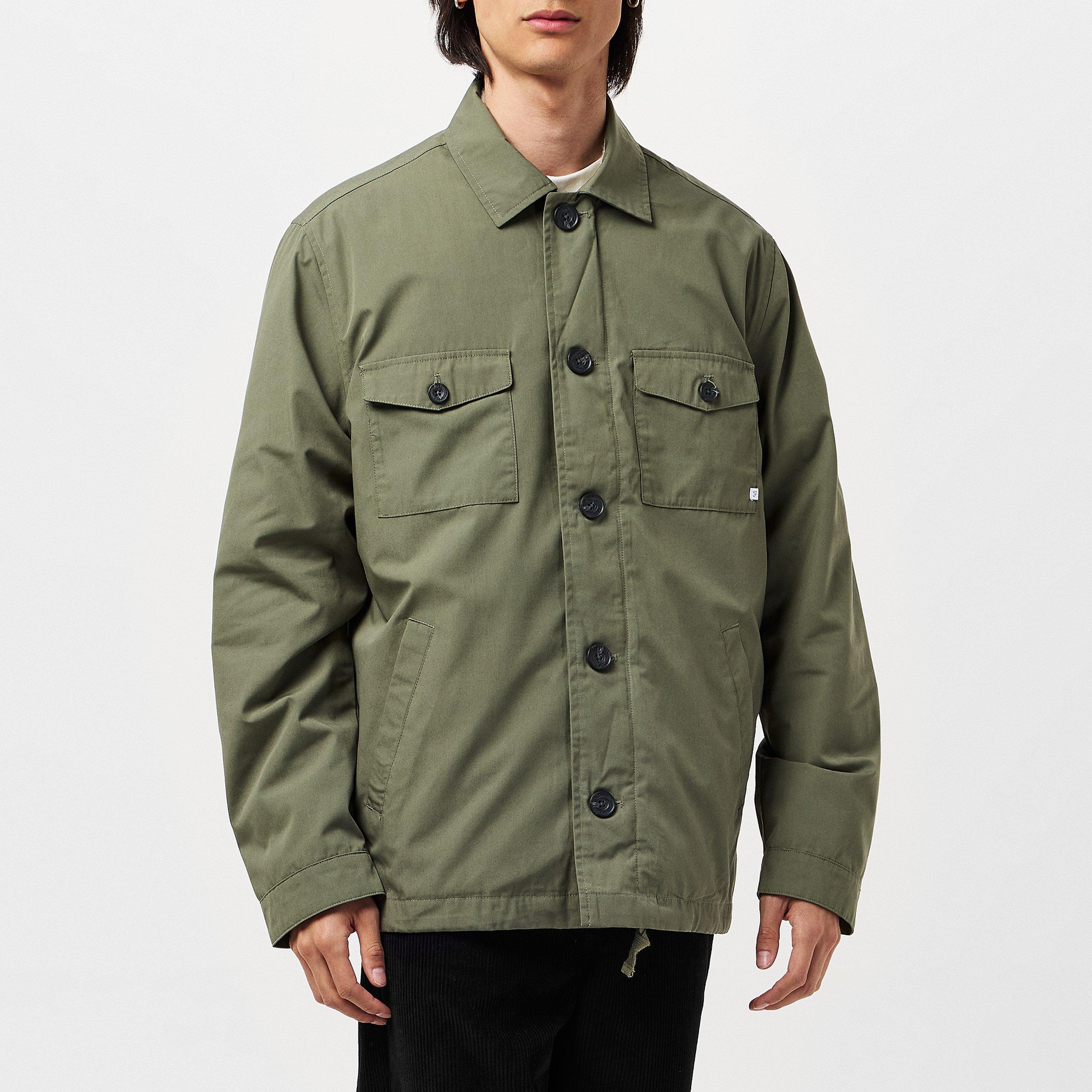 Vintage Green - Farah - Men's Robby Pocket Recycled Cotton Mix Parka - 3