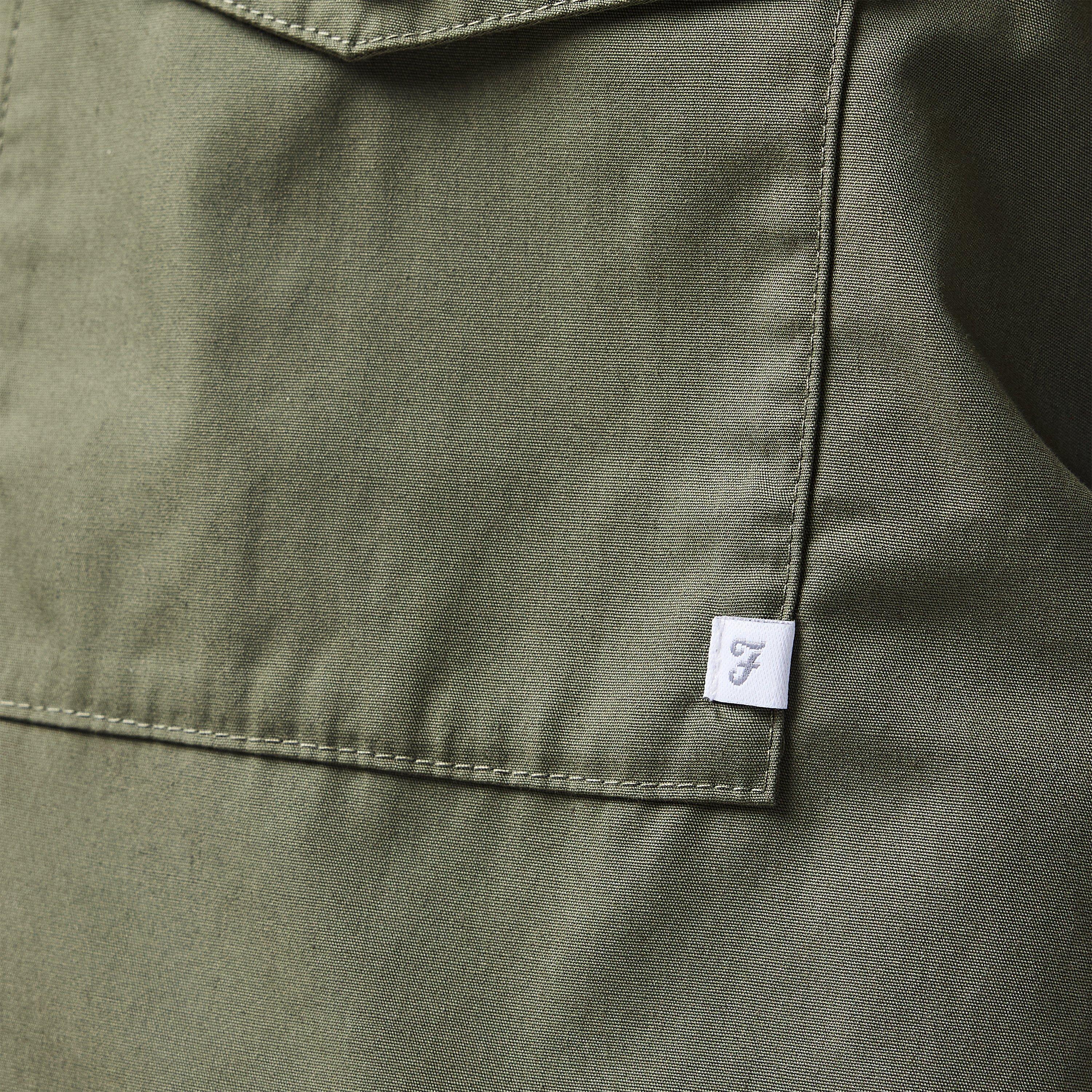 Vintage Green - Farah - Men's Robby Pocket Recycled Cotton Mix Parka - 5