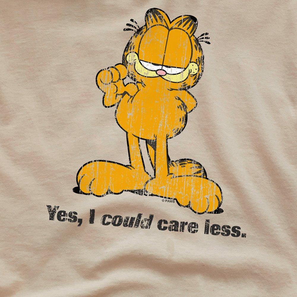Yellow - Garfield - Garfield Yes I Could Care Less T Shirt Sand - 2