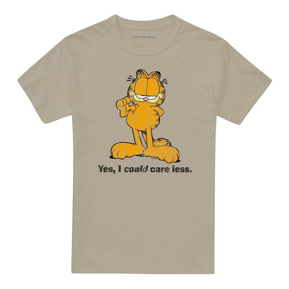 Yellow - Garfield - Garfield Yes I Could Care Less T Shirt Sand - 4