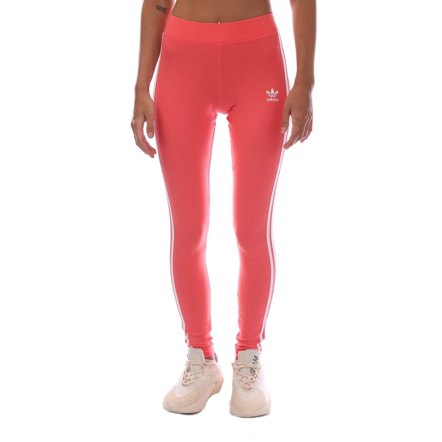 Pink - adidas Originals - Adicolor Classics 3-Stripes Leggings - 1