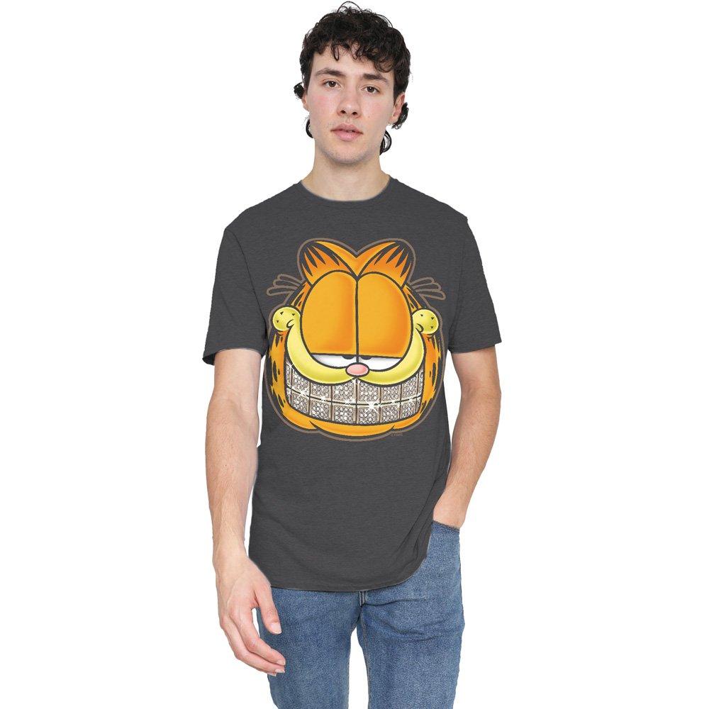 Grey - Garfield - Garfield Nice Grill T-Shirt Charcoal - 1