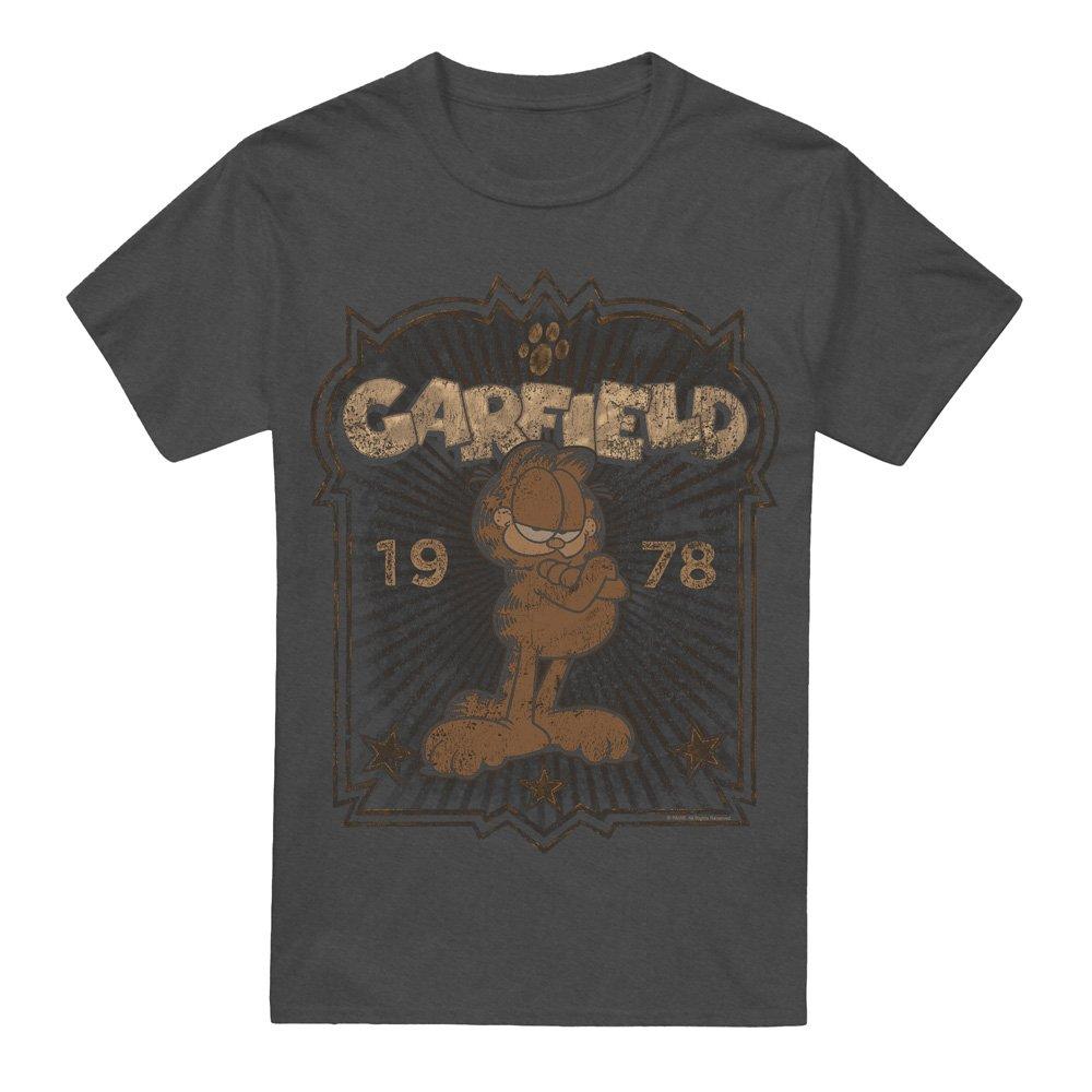 Grey - Garfield - Garfield Est 1978 T-Shirt Charcoal - 4