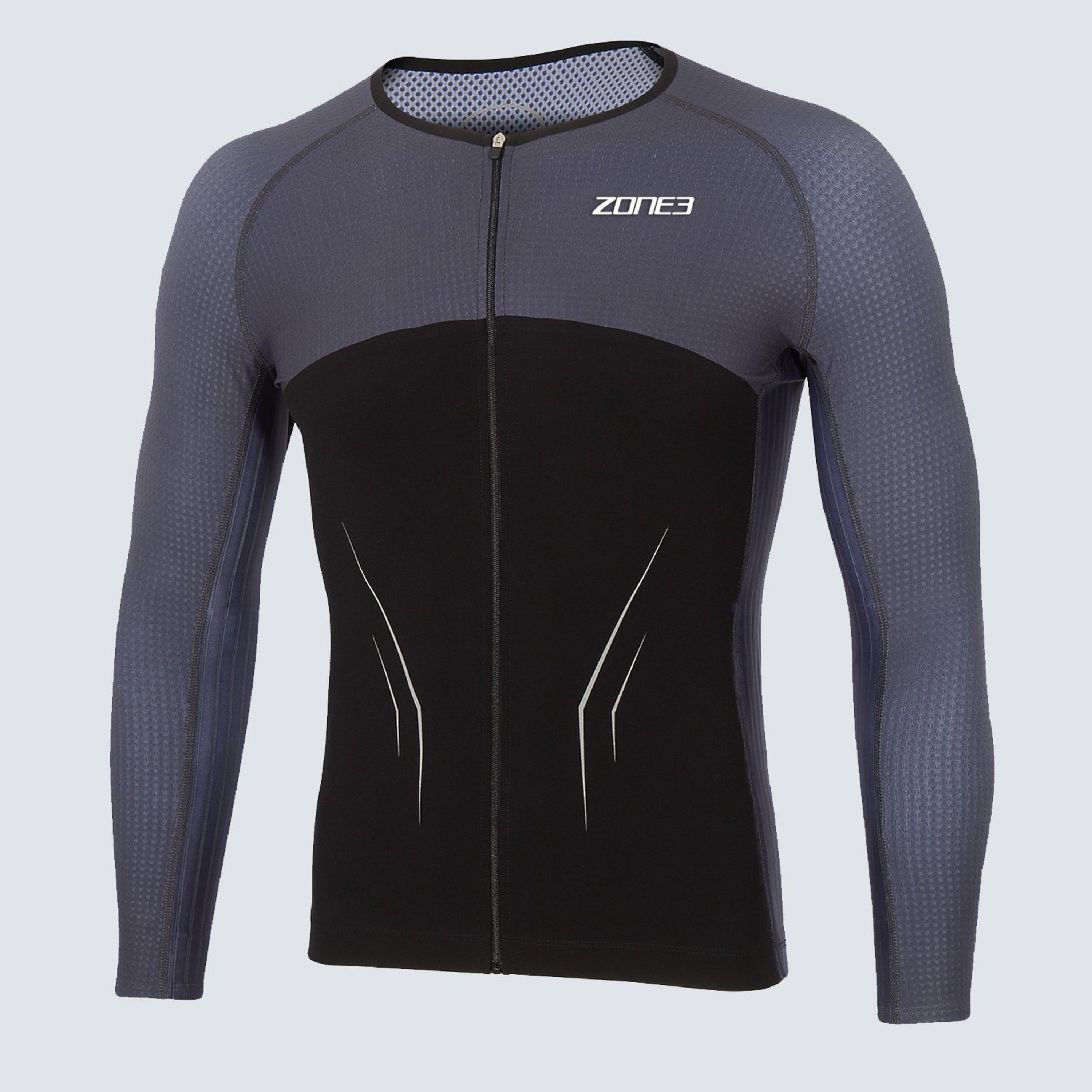 Black/Grey - Zone3 - ZONE3 Aeroforce-X ¾ Sleeve Top - 1