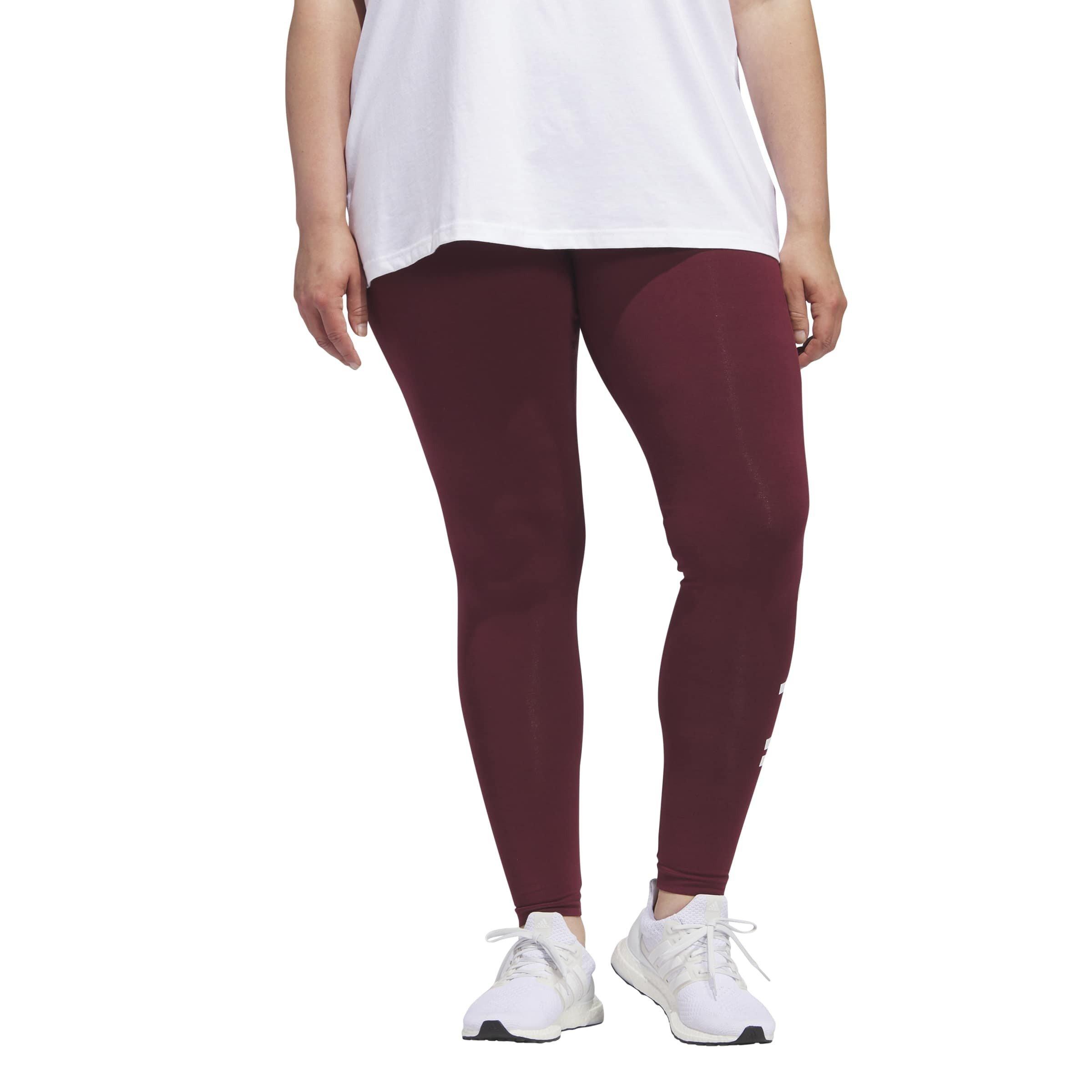 Rot - adidas - Linear Leggings (Plus Size) - 2
