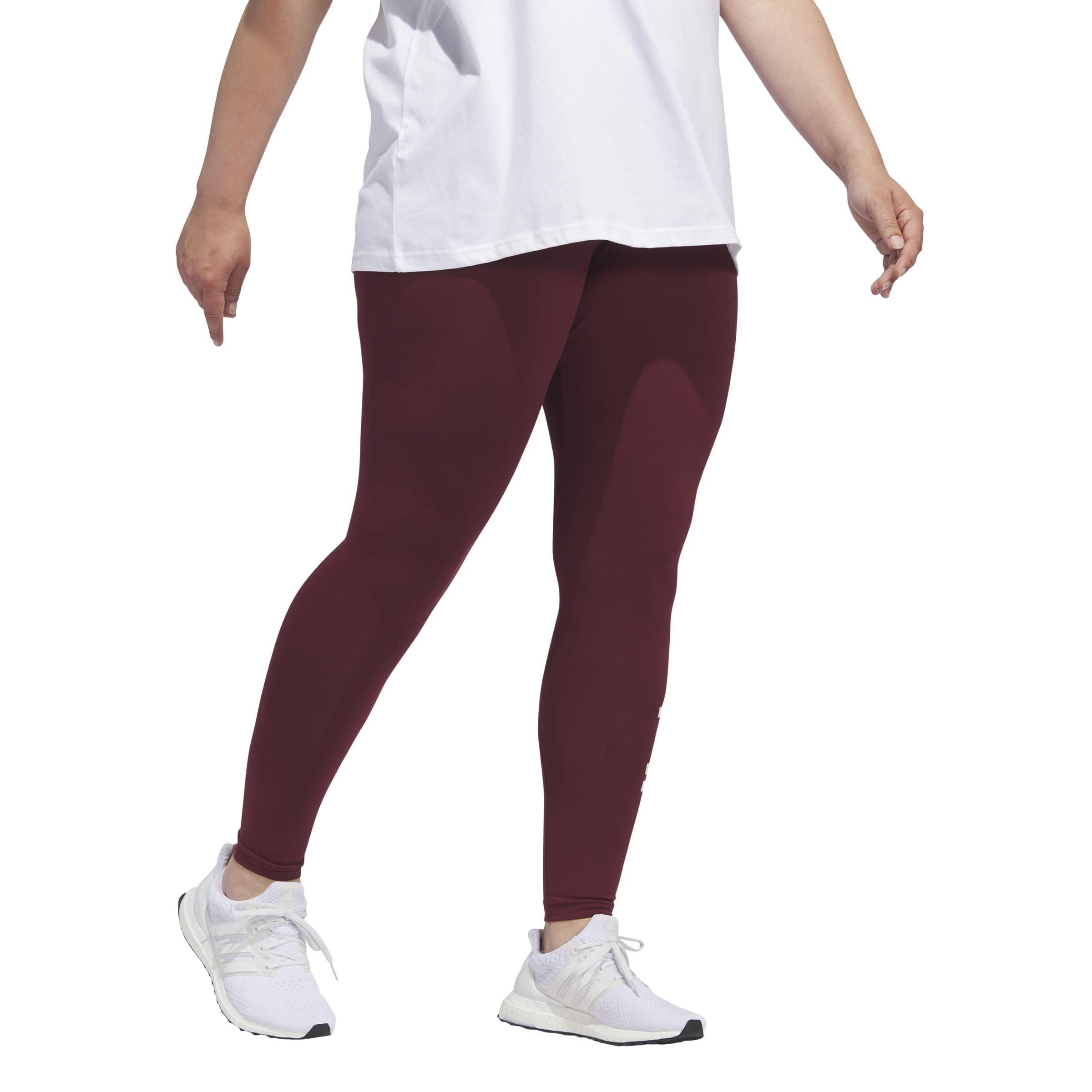 Rot - adidas - Linear Leggings (Plus Size) - 4