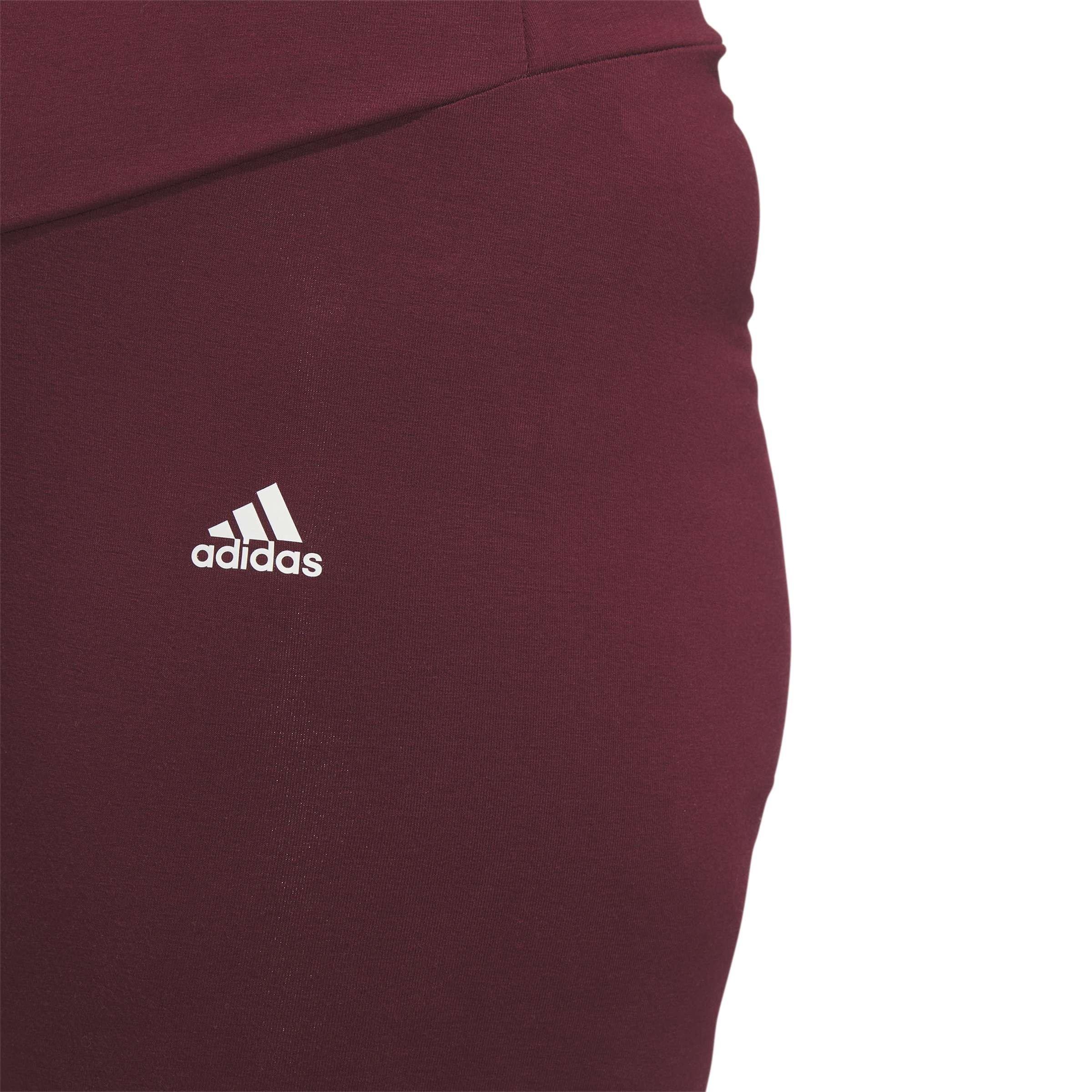 Rot - adidas - Linear Leggings (Plus Size) - 5