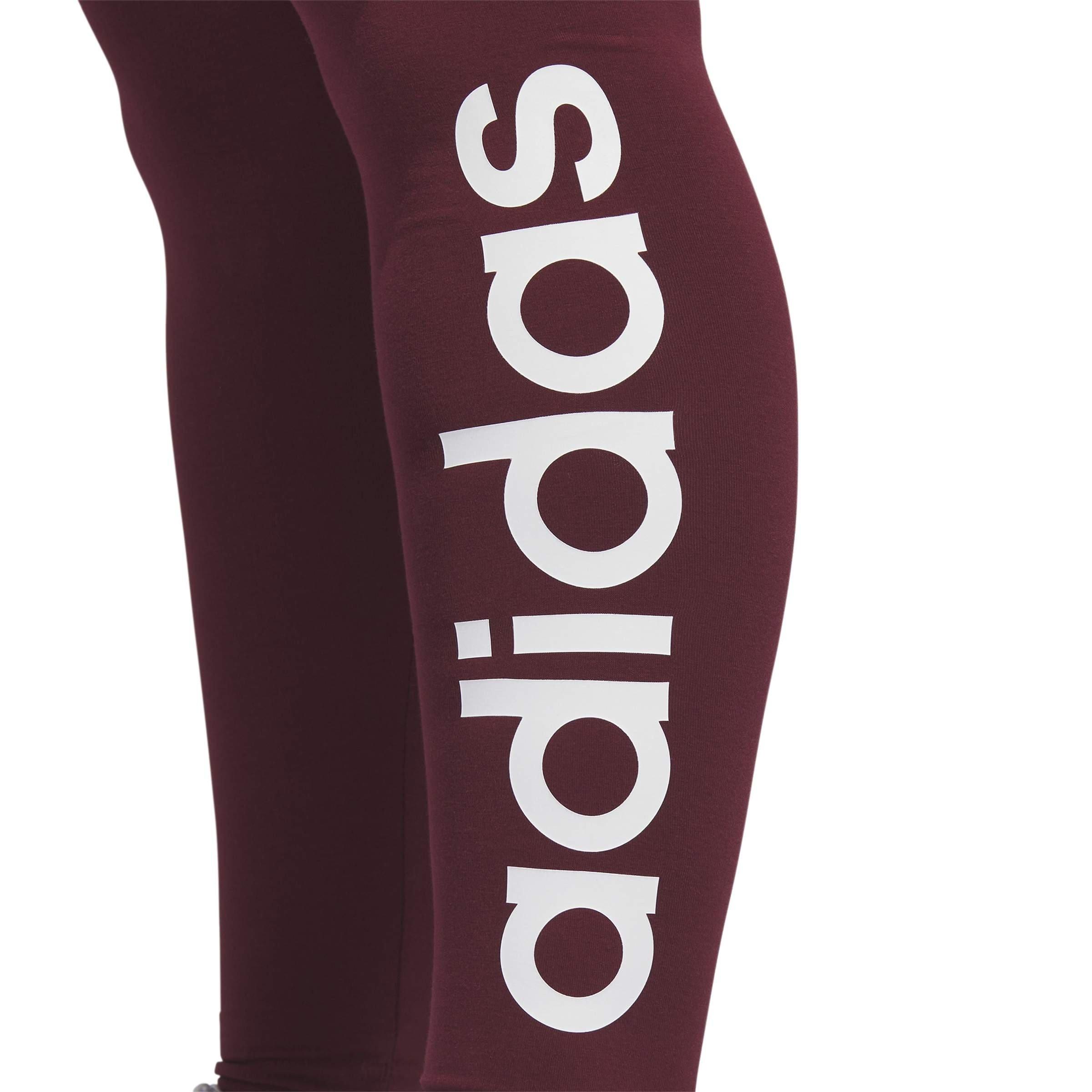 Rot - adidas - Linear Leggings (Plus Size) - 6