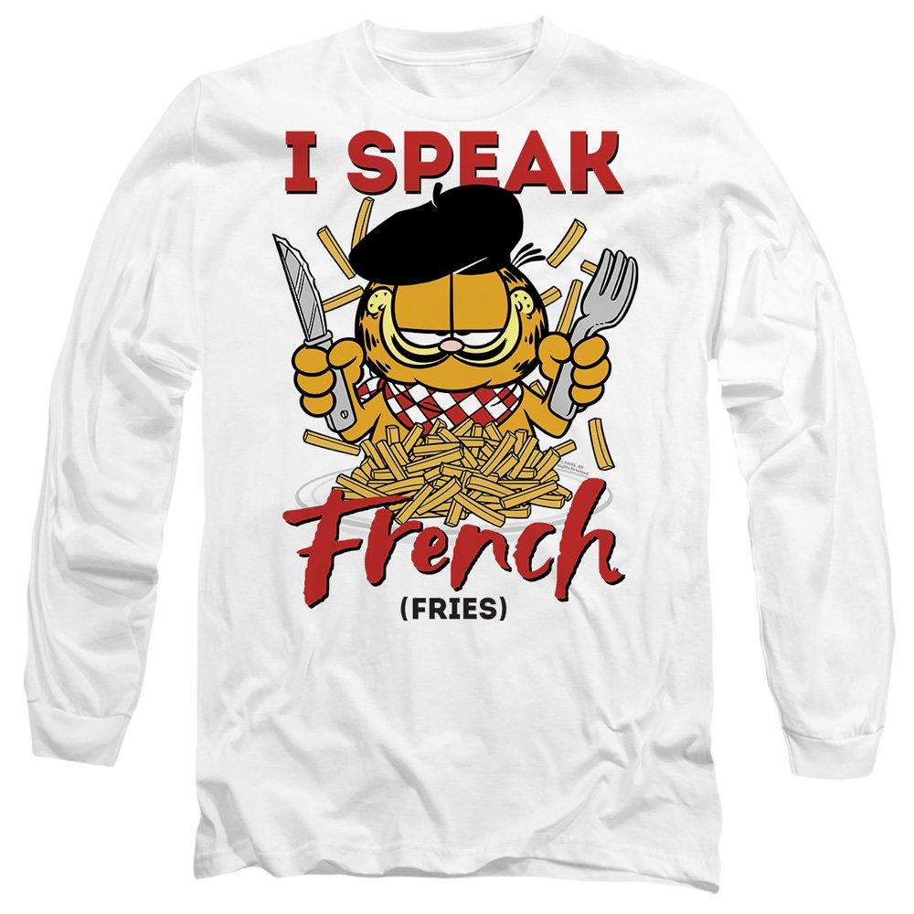 White - Garfield - Garfield Speaking Love Long Sleeve T-Shirt White - 1