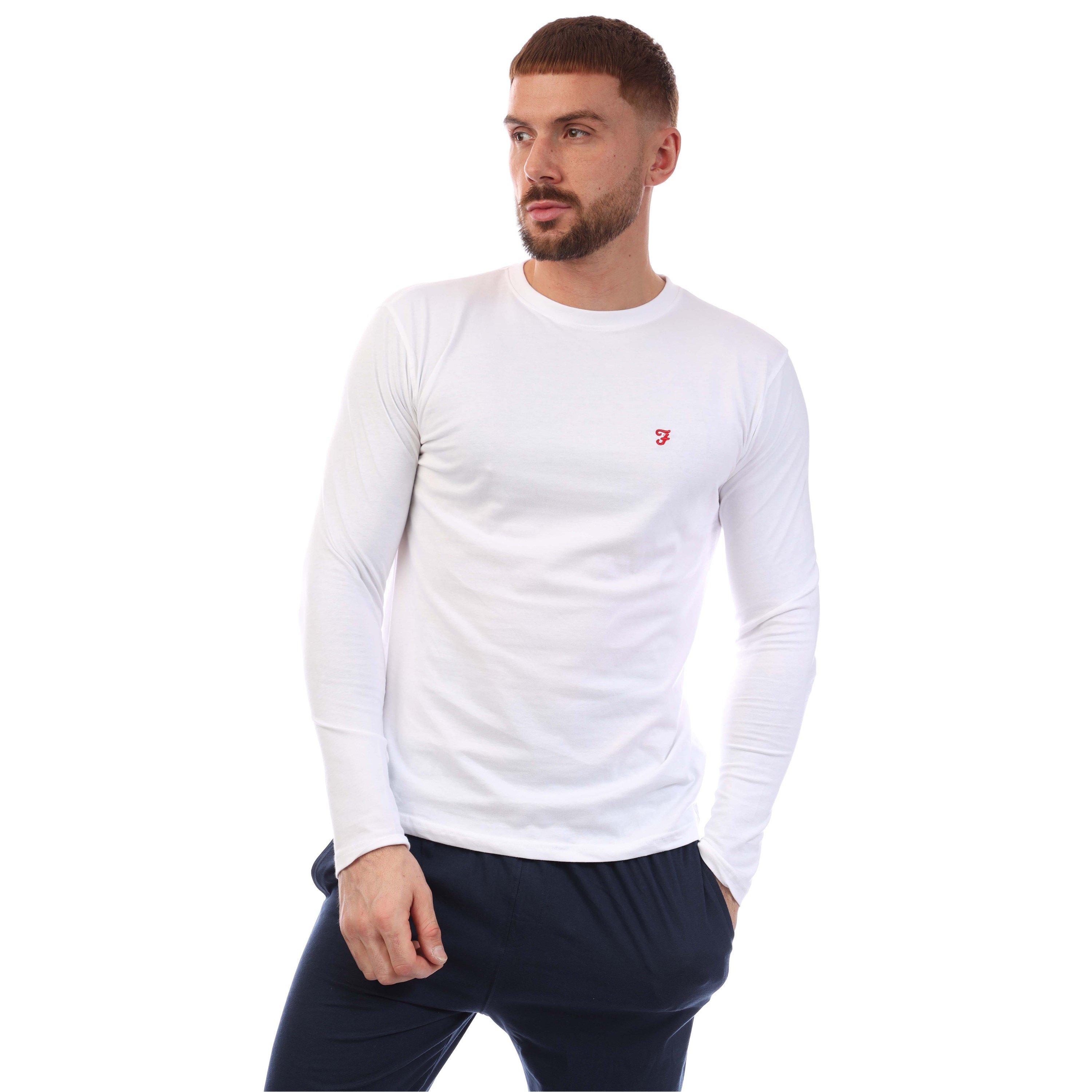 White Navy - Farah - Gruffyd T-Shirt & Pant Set - 1