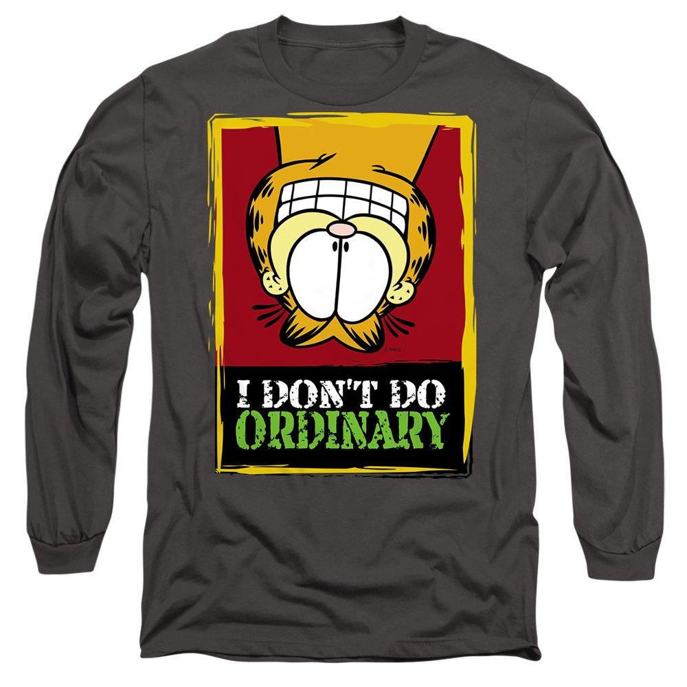 Grey - Garfield - Garfield I Dont Do Ordinary Long Sleeve T-Shirt C - 1