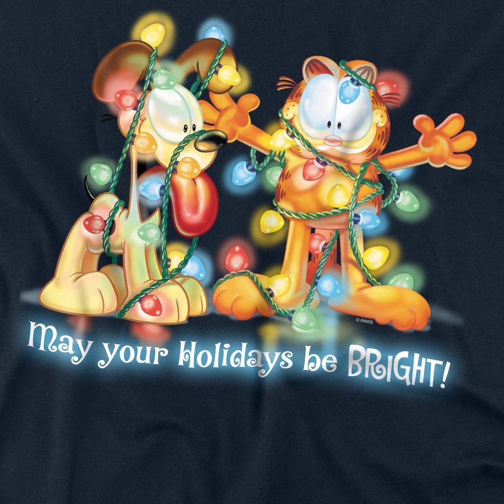Navy - Garfield - Garfield Bright Holidays Long Sleeve T-Shirt Navy - 2