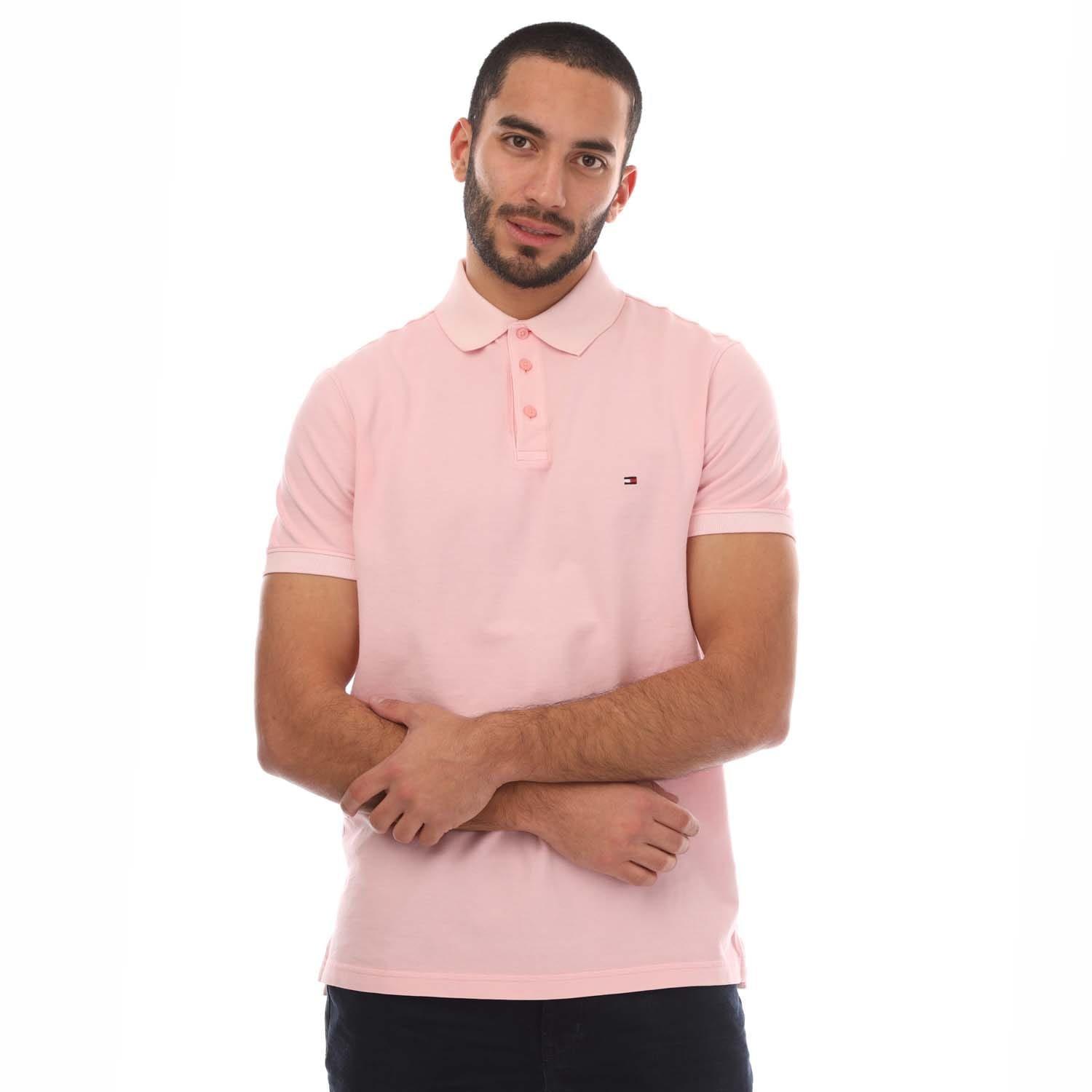 Pink - Tommy Hilfiger - Garment Dye Regular-Fit Polo Shirt - 1