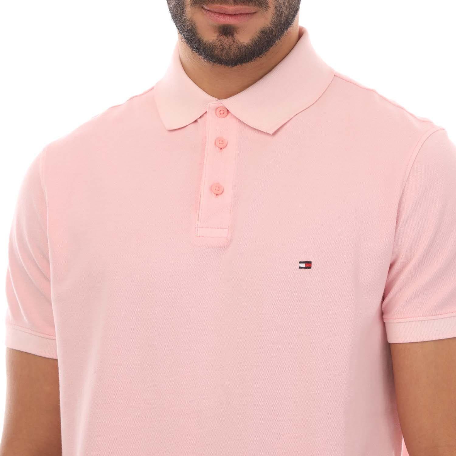 Pink - Tommy Hilfiger - Garment Dye Regular-Fit Polo Shirt - 3