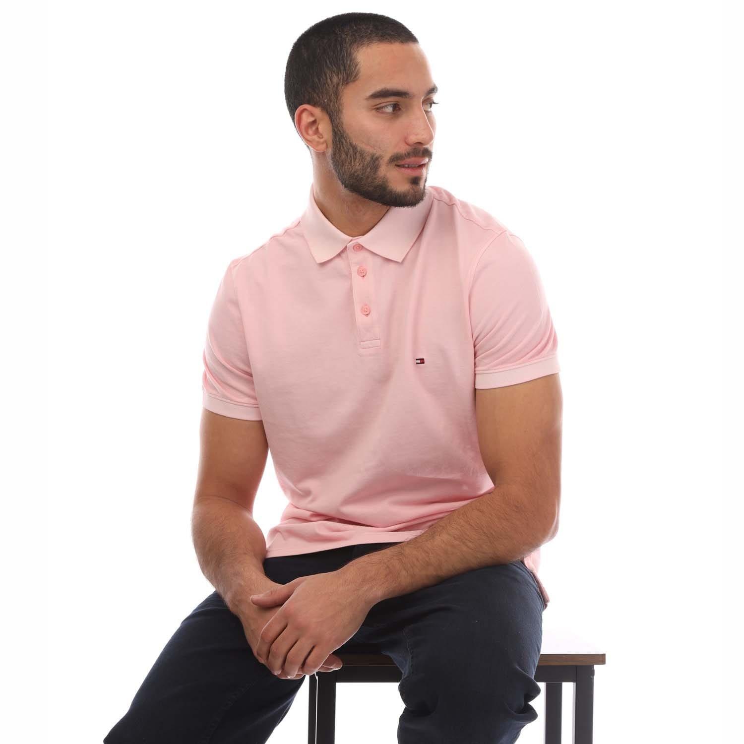 Pink - Tommy Hilfiger - Garment Dye Regular-Fit Polo Shirt - 4